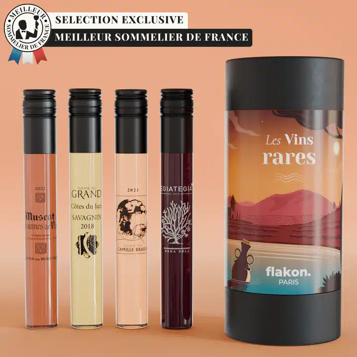 box vin flakon les vins rares