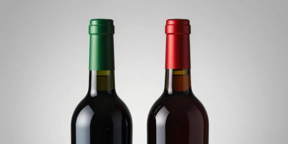 capsule vin verte rouge difference