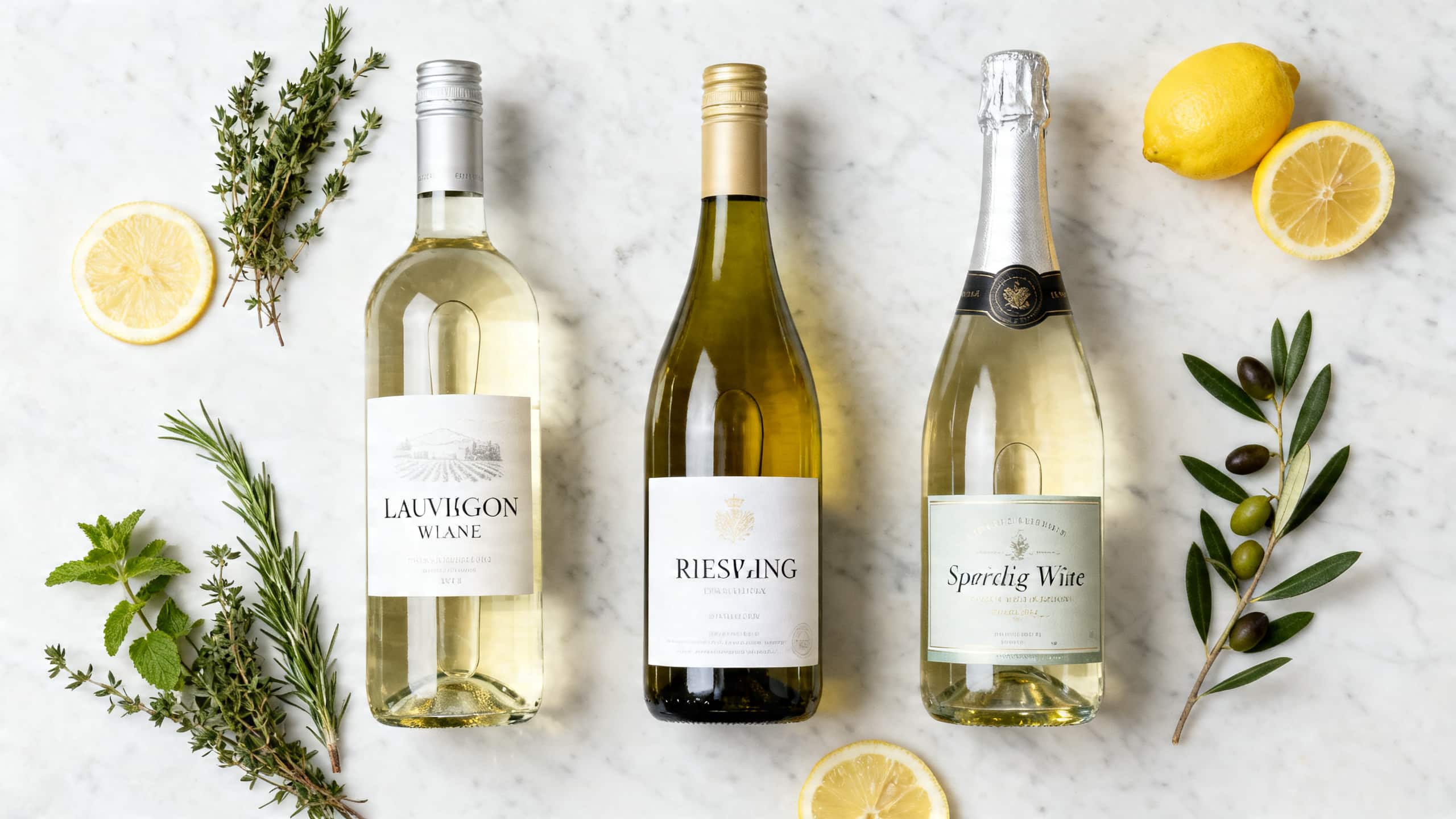 Sélection de vins blancs secs pauvres en histamine — Sauvignon Blanc, Riesling, Chablis