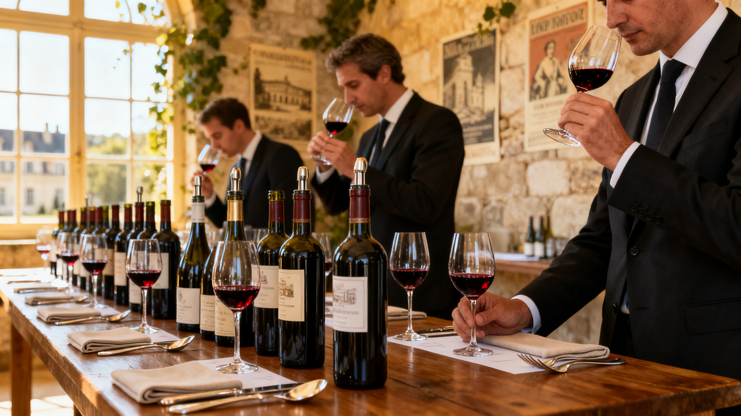 Dégustation professionnelle primeurs Bordeaux 2025