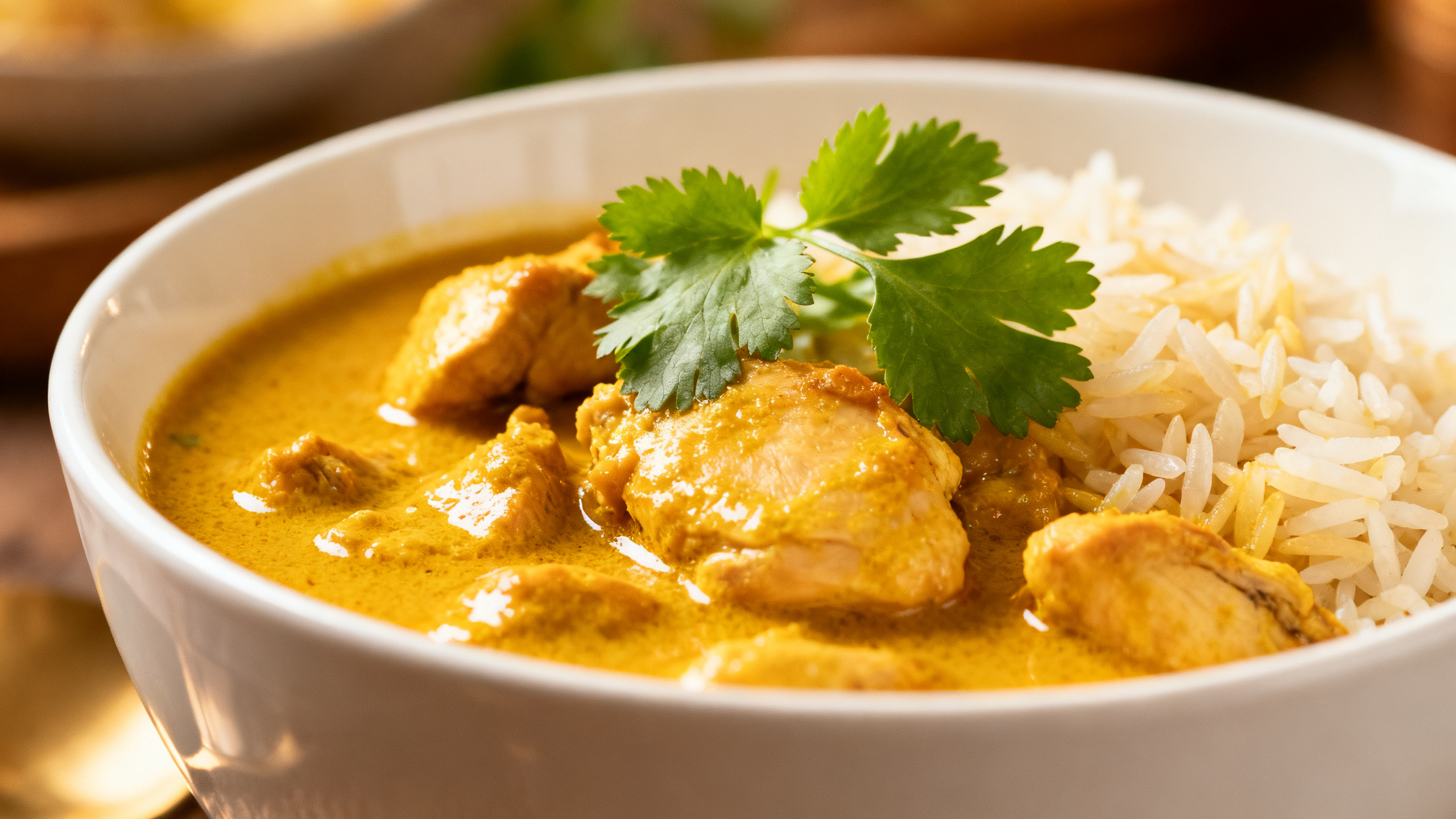 Curry poulet accord Furmint blanc