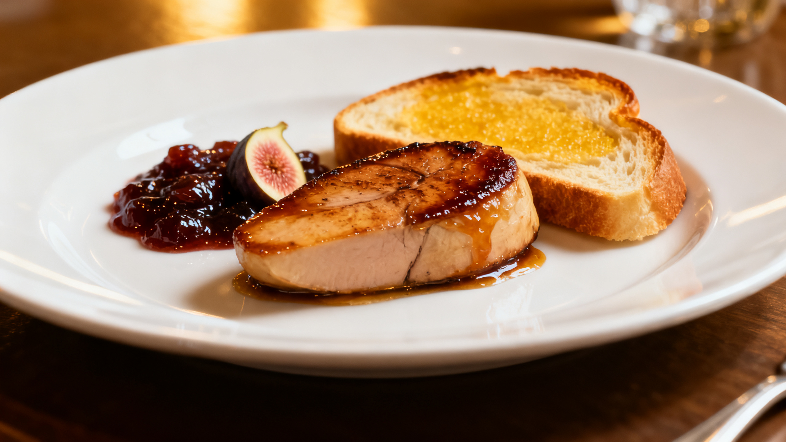Foie gras poêlé accord Furmint Tokaji