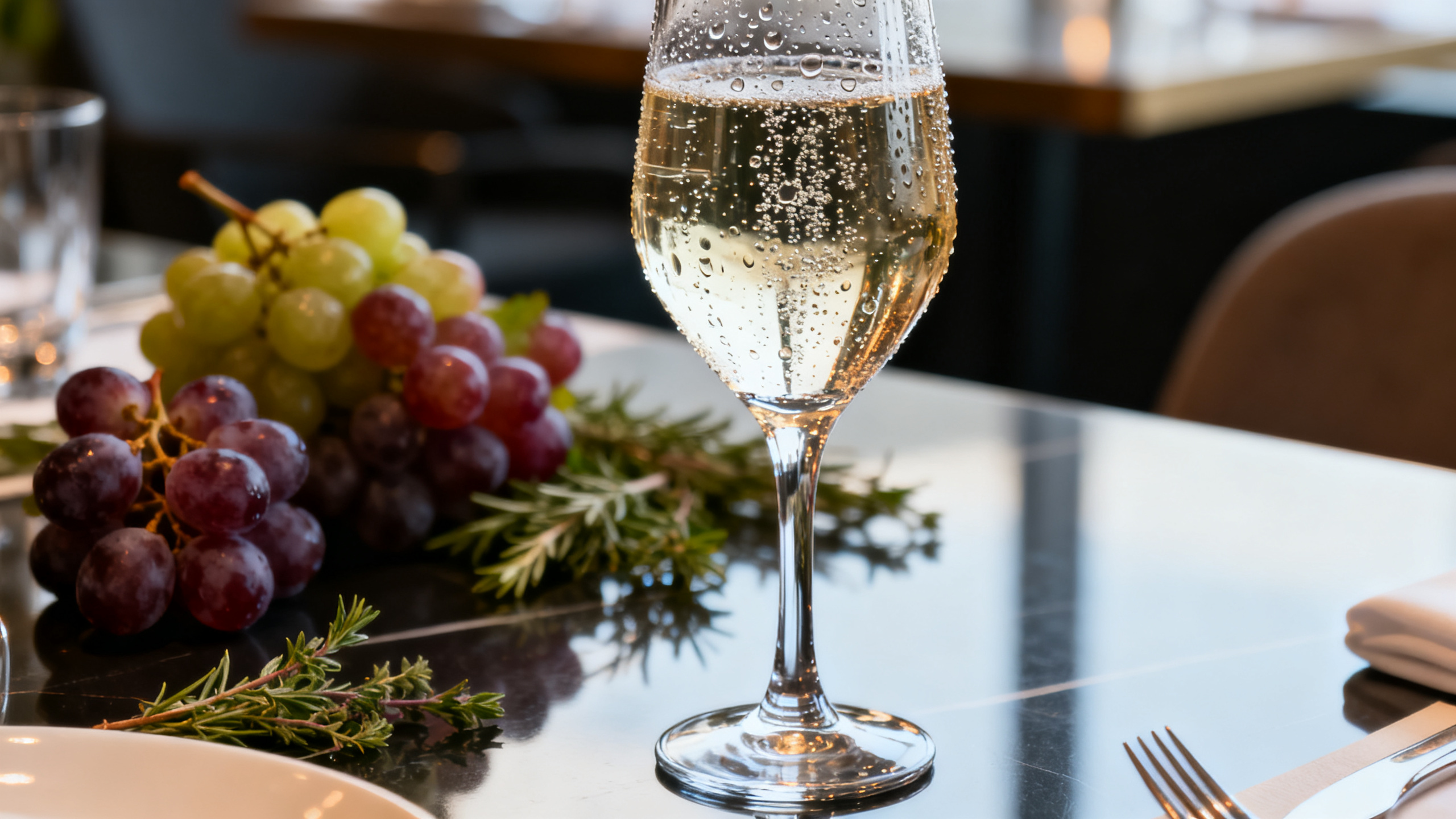 Vin sans alcool 2026 verre effervescent élégant