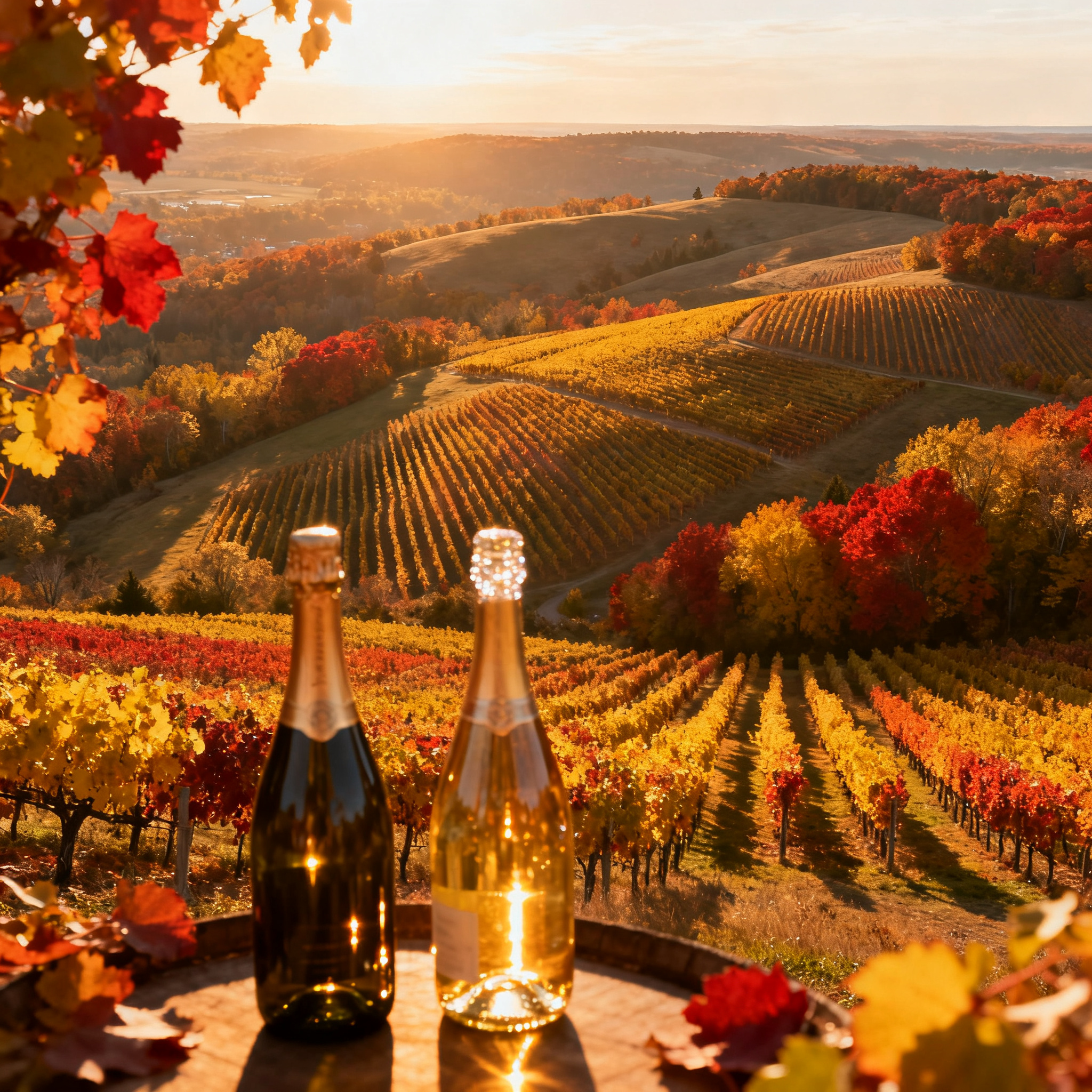 Vignobles Finger Lakes New York État vin pétillant sparkling