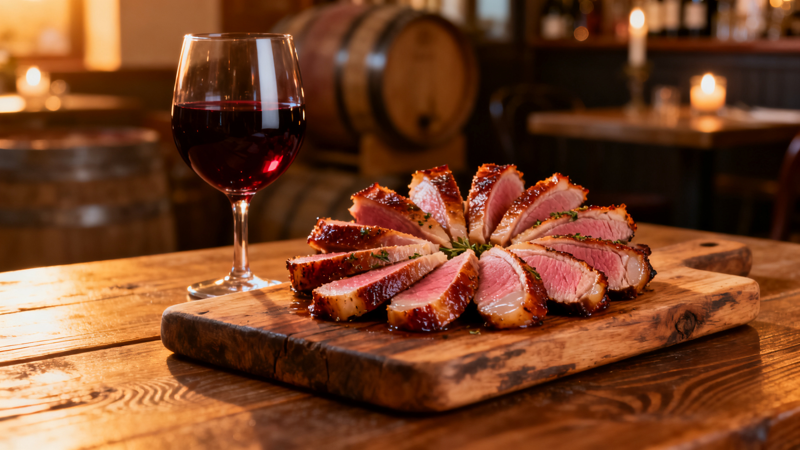 Magret de canard du Sud-Ouest poêlé, accord avec un Cahors ou un Madiran