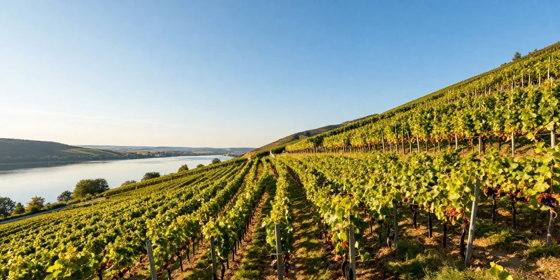 vin autriche - vignobles du Burgenland au bord du lac de Neusiedl