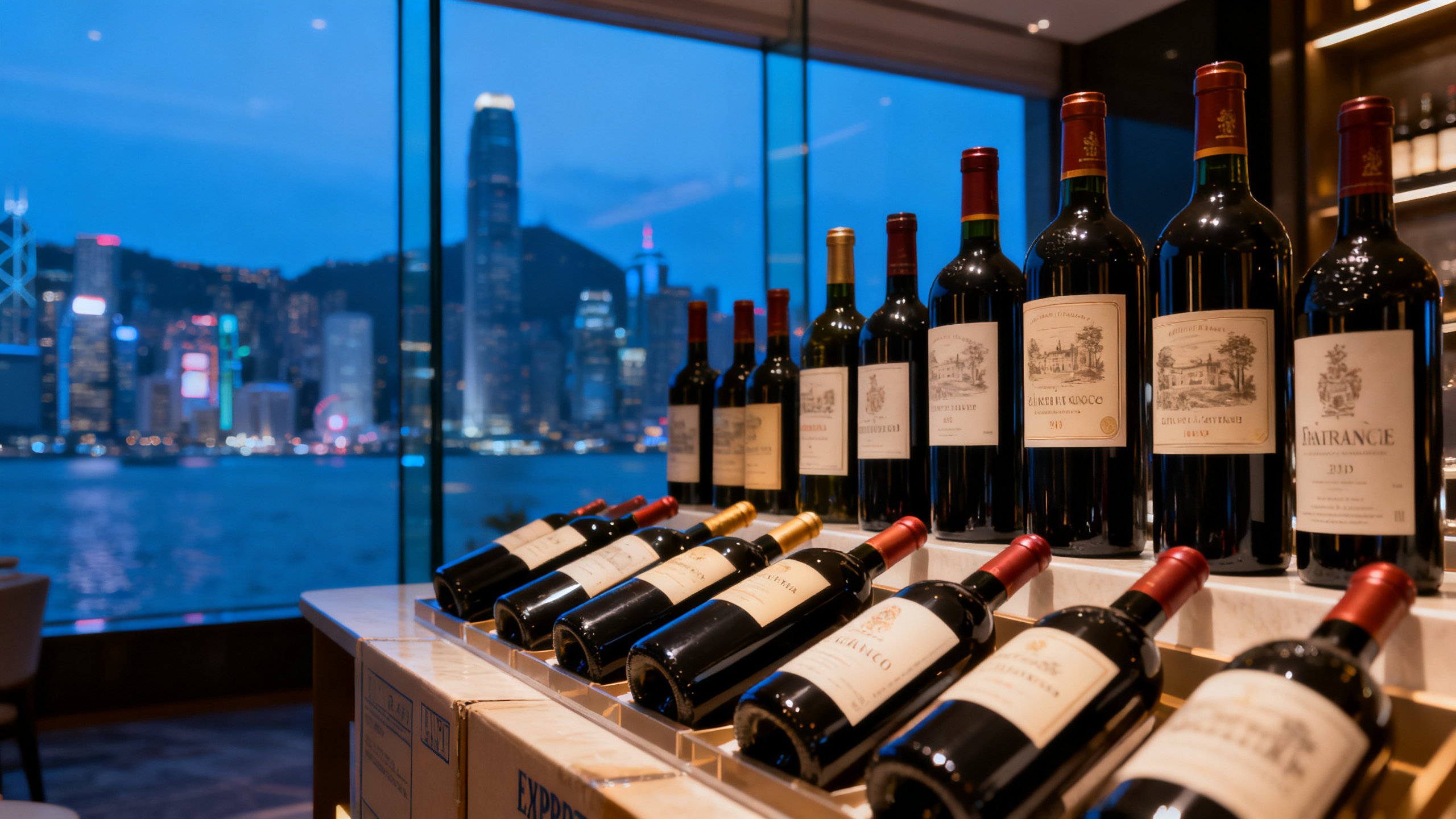 Marché du vin en Asie : vins français à l'export, tendances Hong Kong 2026
