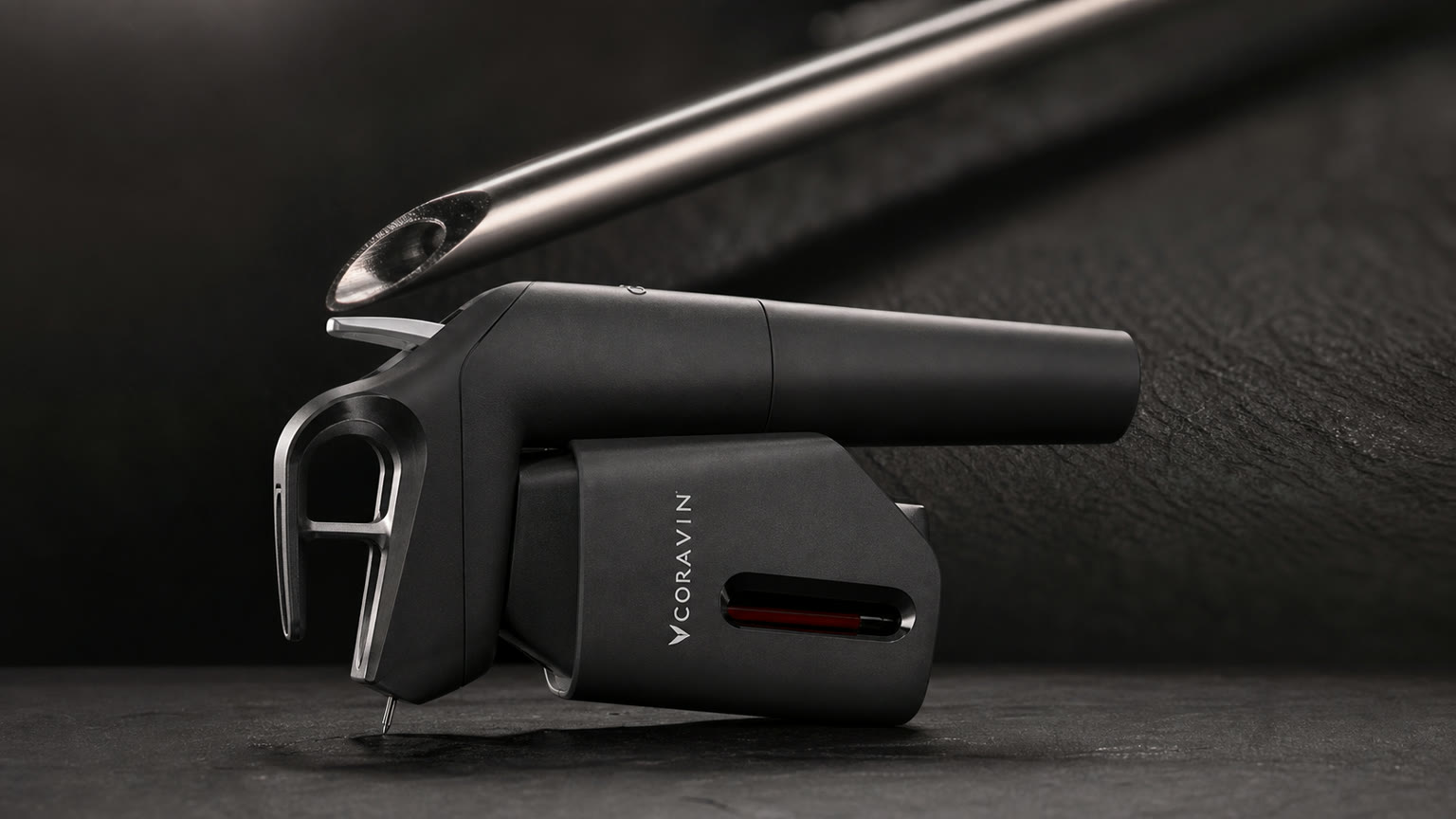 Gros plan sur une aiguille de Coravin Timeless