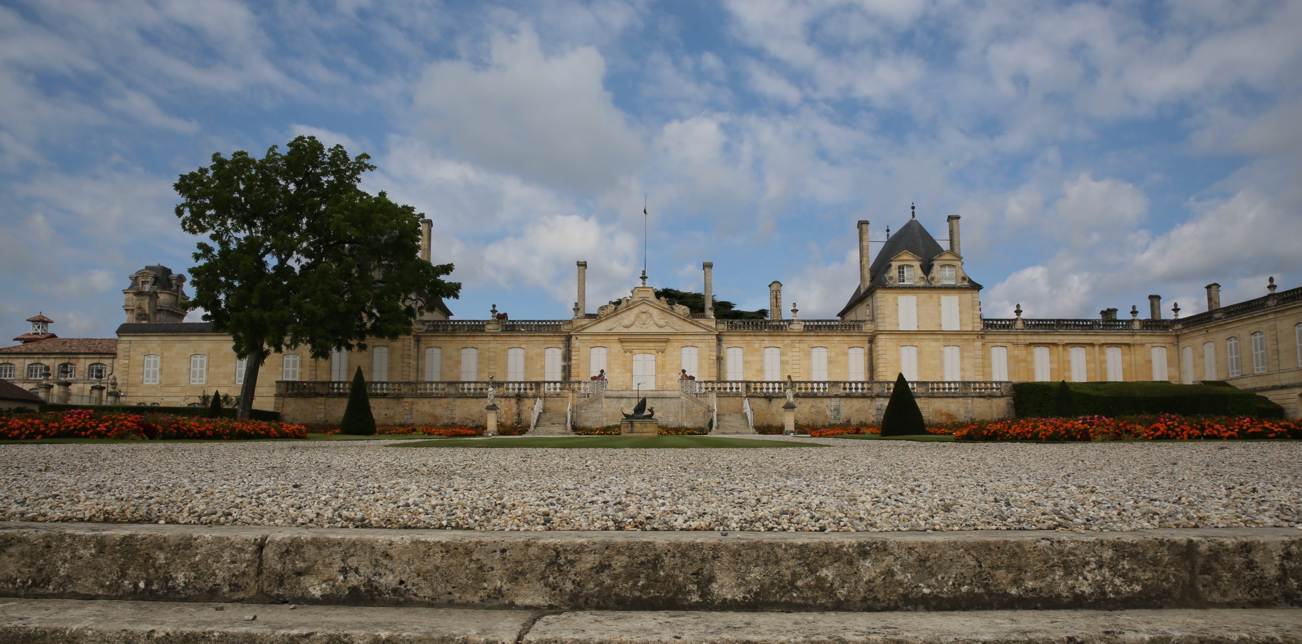 Château Beychevelle à Saint-Julien, propriété emblématique du groupe Castel Vins, numéro un français du vin