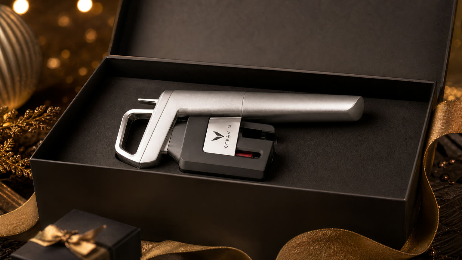Coravin dans un coffret cadeau