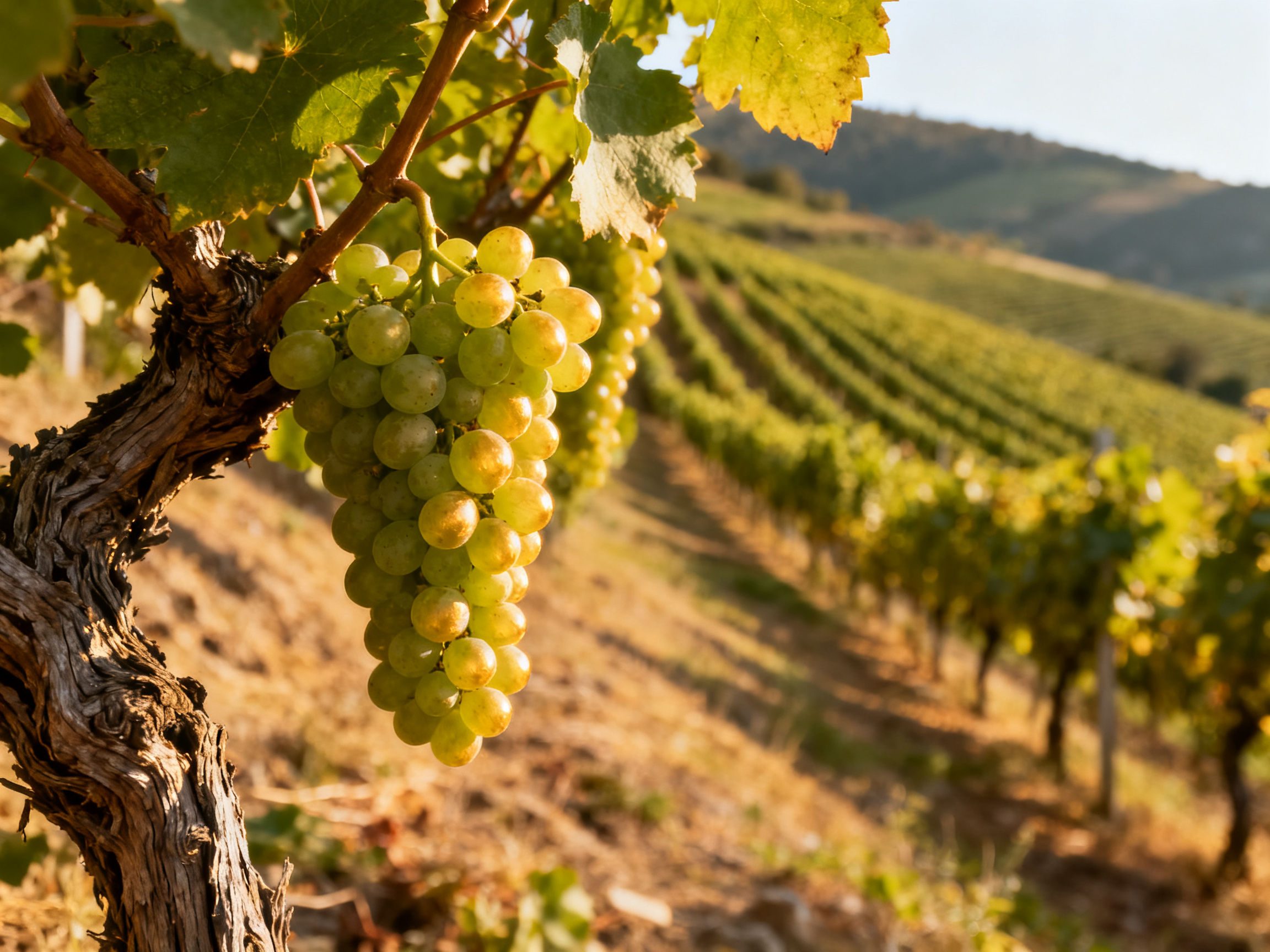 Vignoble Riesling d'Alsace en automne