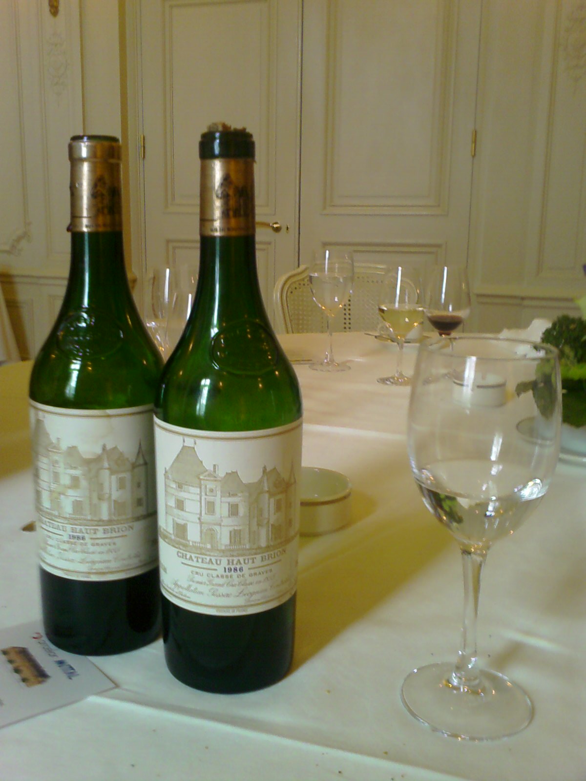 Bouteille de Château Haut-Brion, 1er cru classé de Pessac-Léognan, Bordeaux