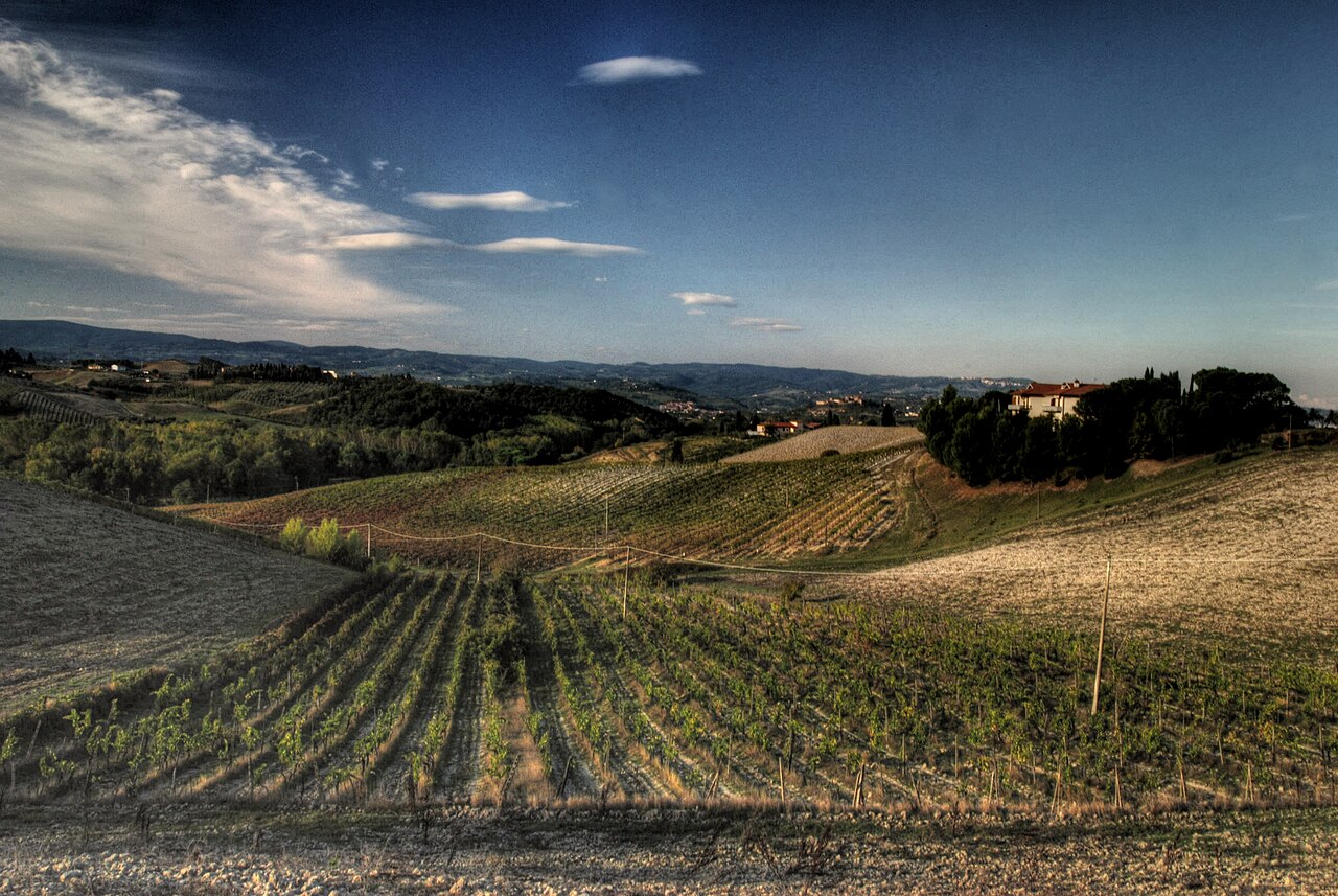 Vignoble de Chianti en Toscane — paysage viticole VInoEuro 2026