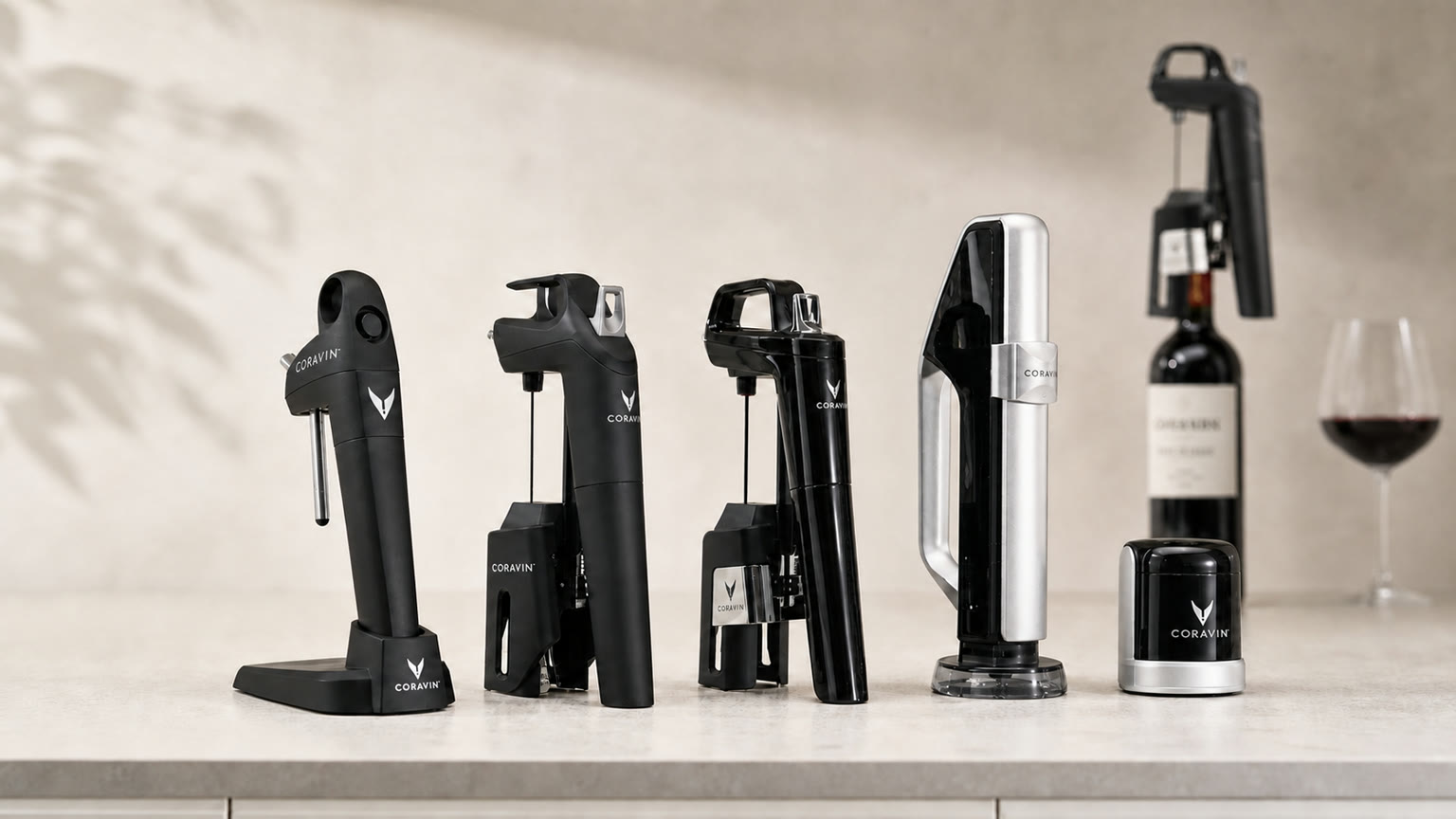 La gamme des systèmes Coravin