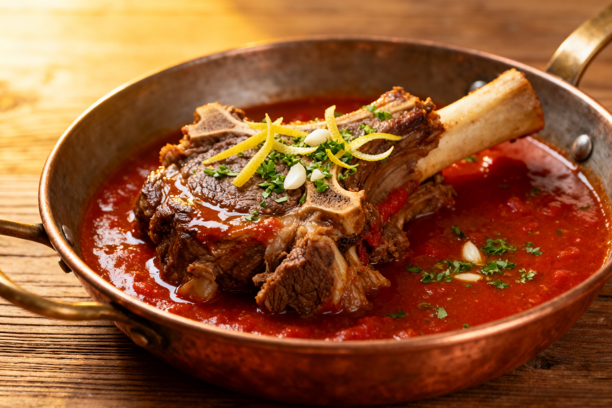 Osso buco alla milanese avec Ripasso della Valpolicella