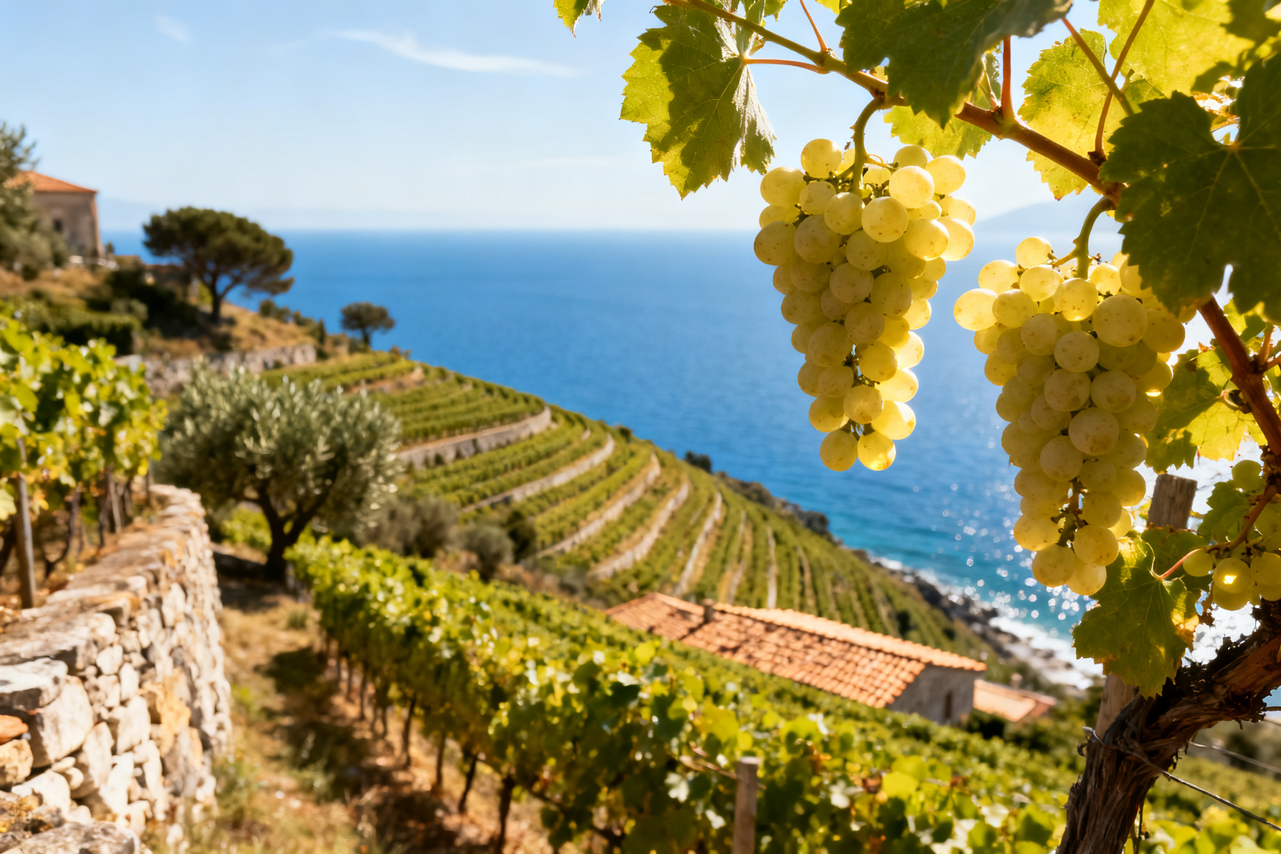 Falanghina cépage blanc campanien