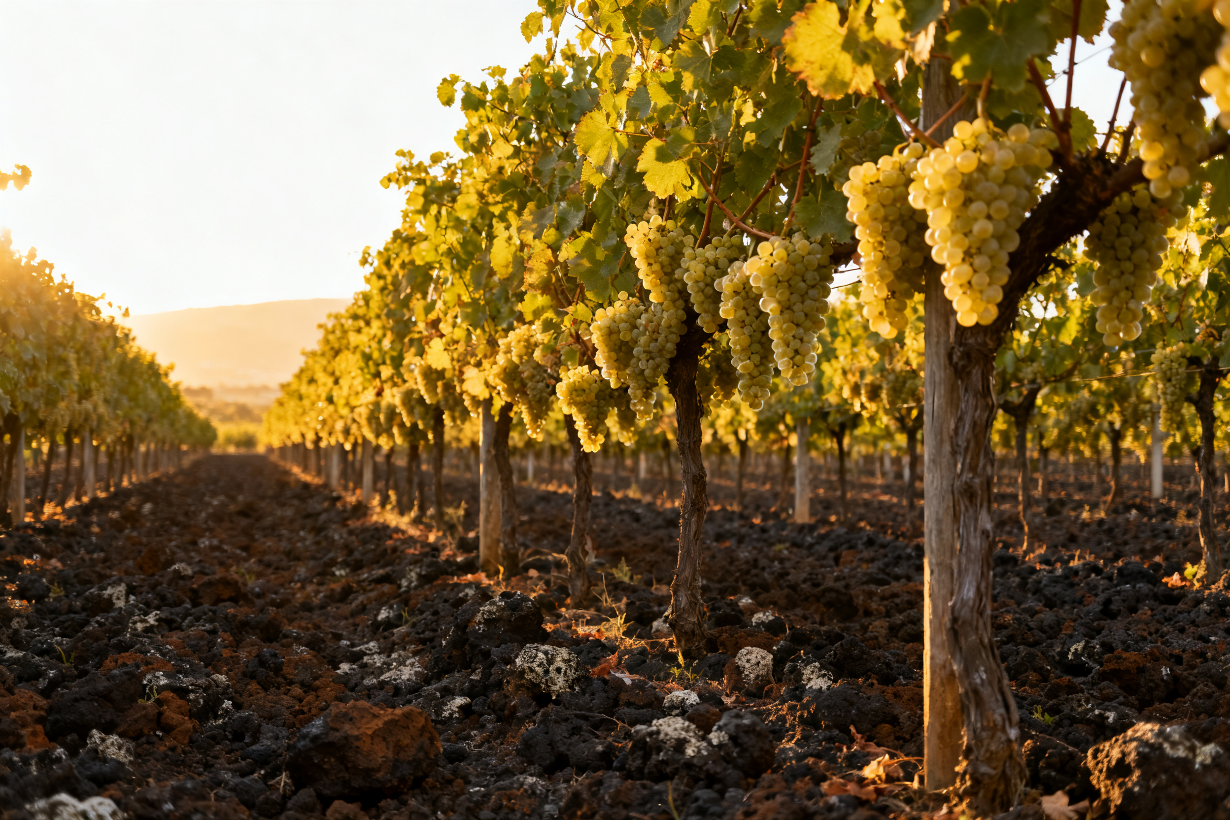 Assyrtiko cépage volcanique Santorin