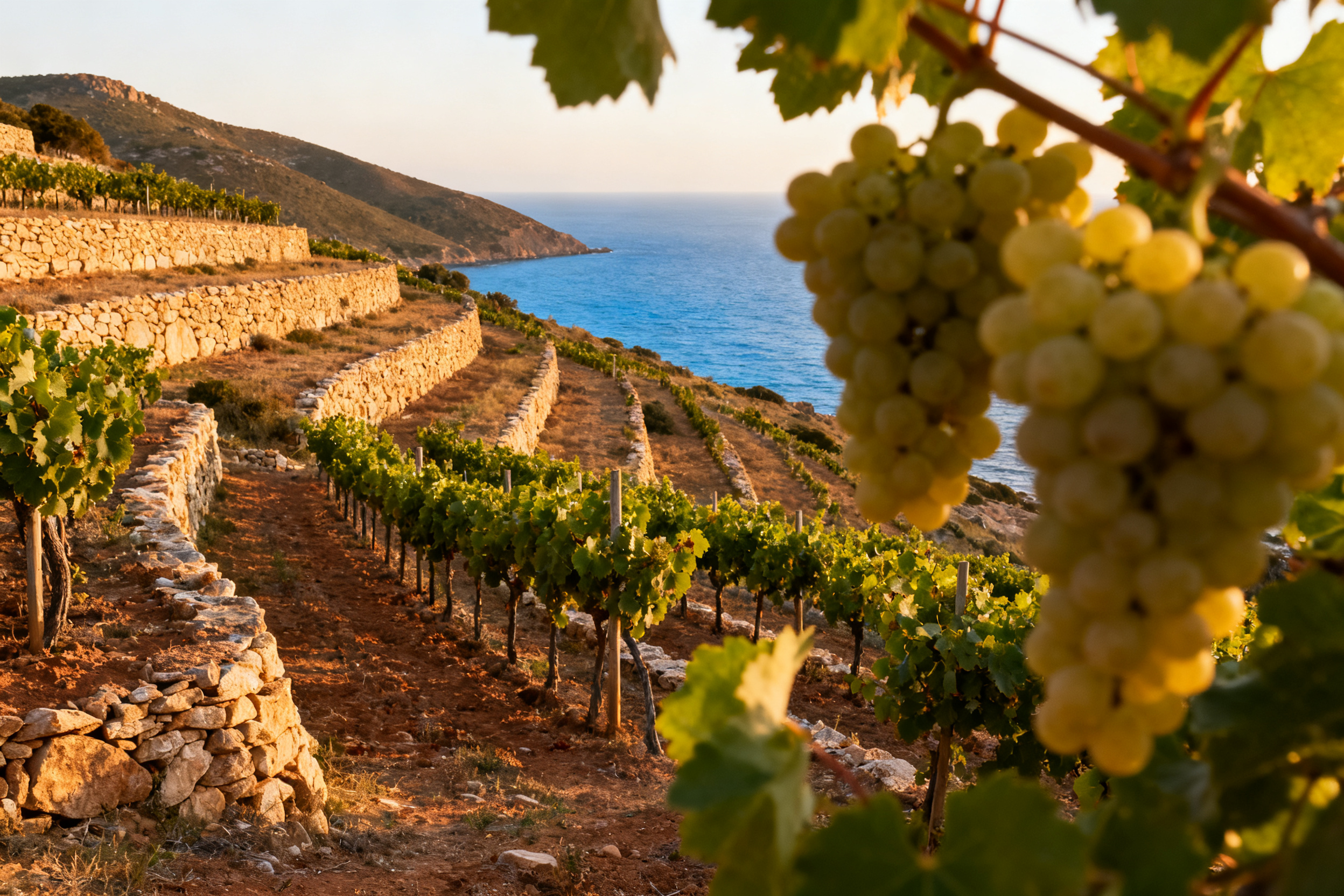 Vermentino cépage blanc méditerranéen