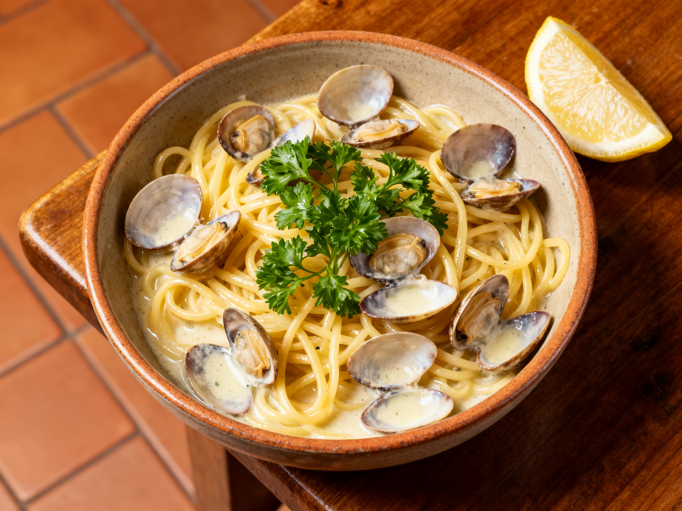 Spaghetti alle vongole, accord classique avec le Grillo sicilien