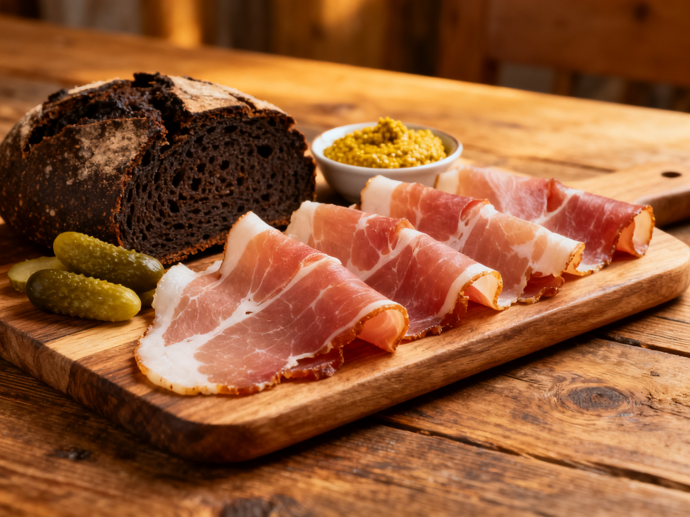 Speck tyrolien fumé, accord parfait avec le Lagrein