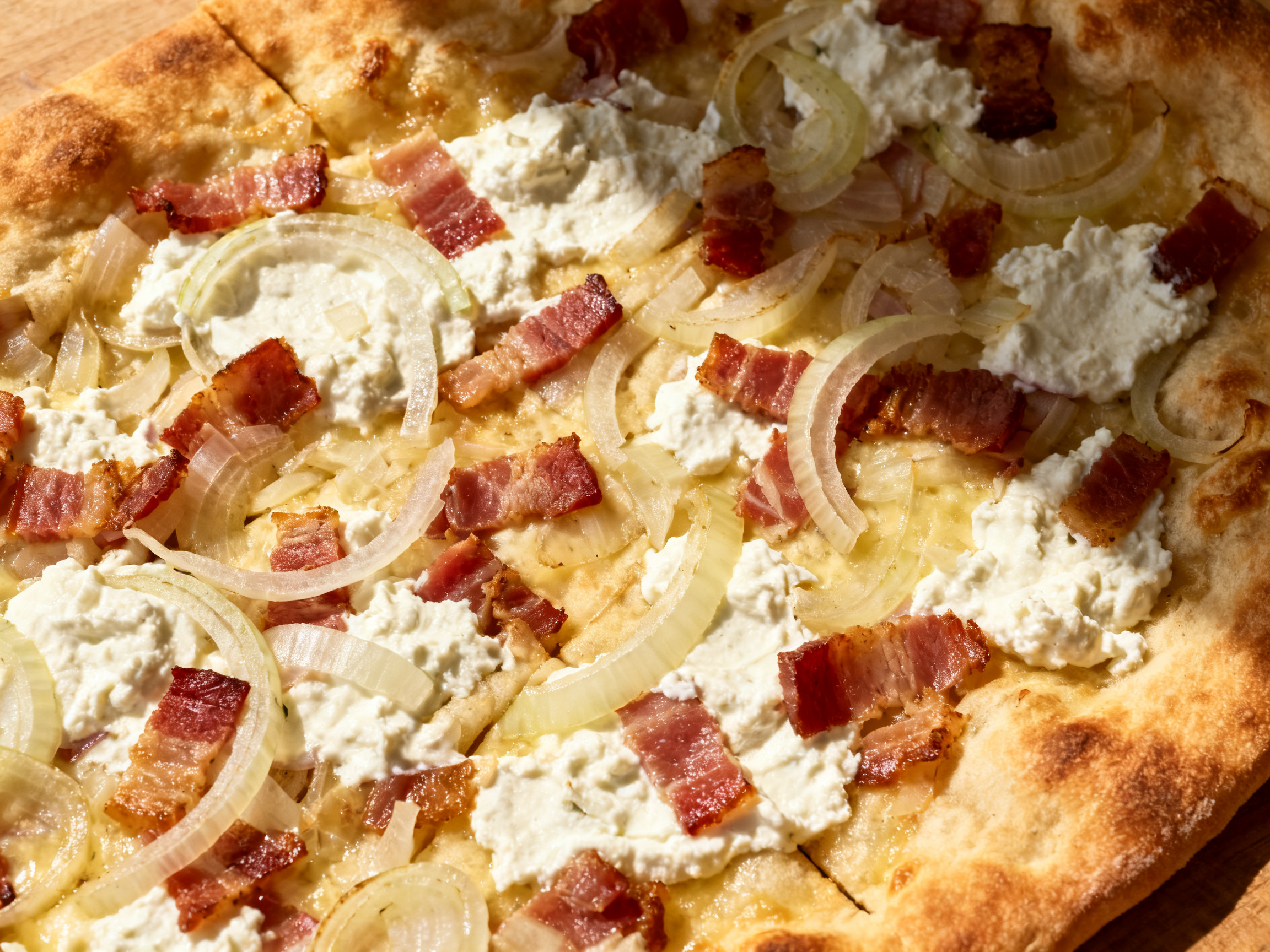 Tarte flambée alsacienne