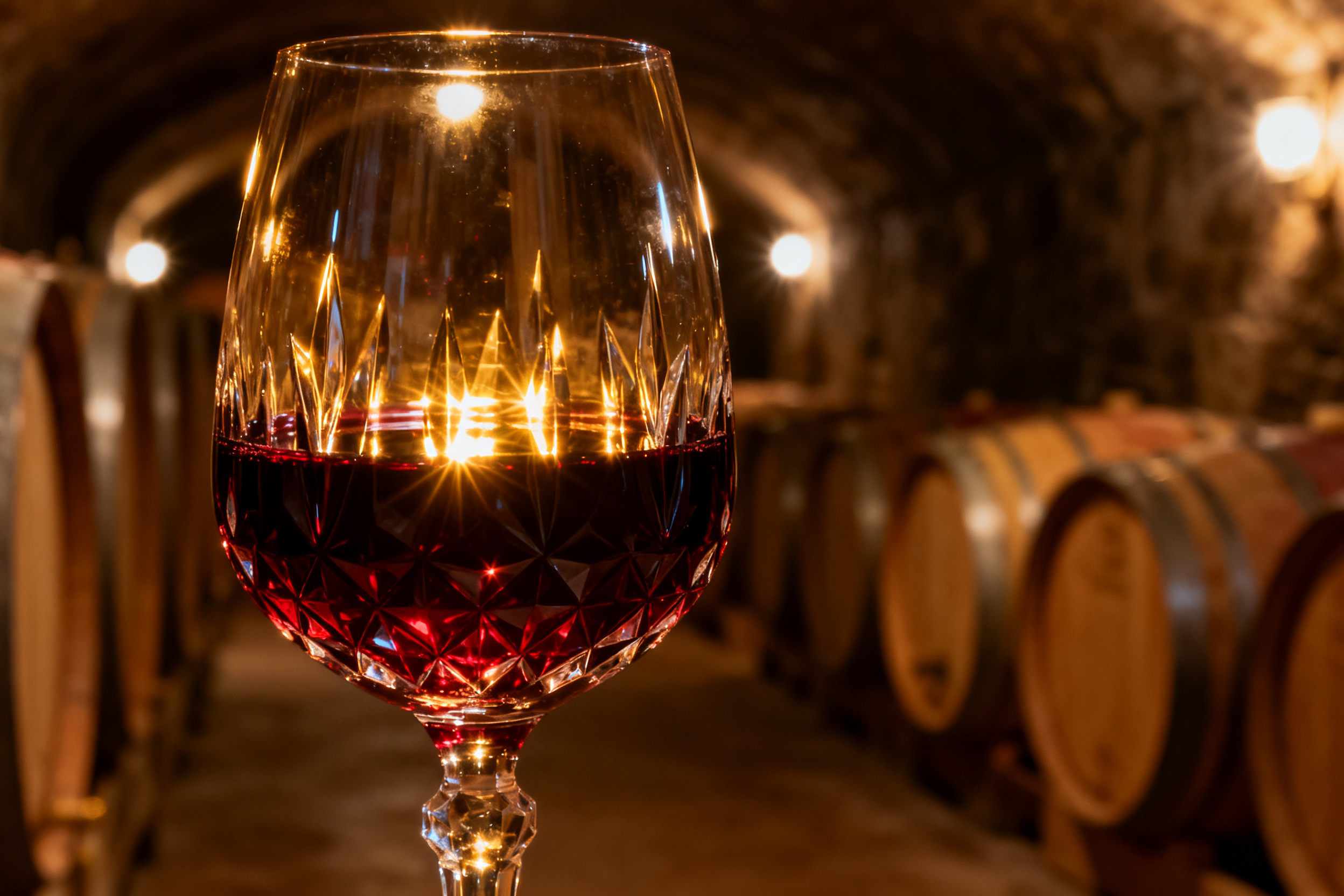 Verre de Pinotage aux reflets rubis profonds, cépage emblématique d'Afrique du Sud