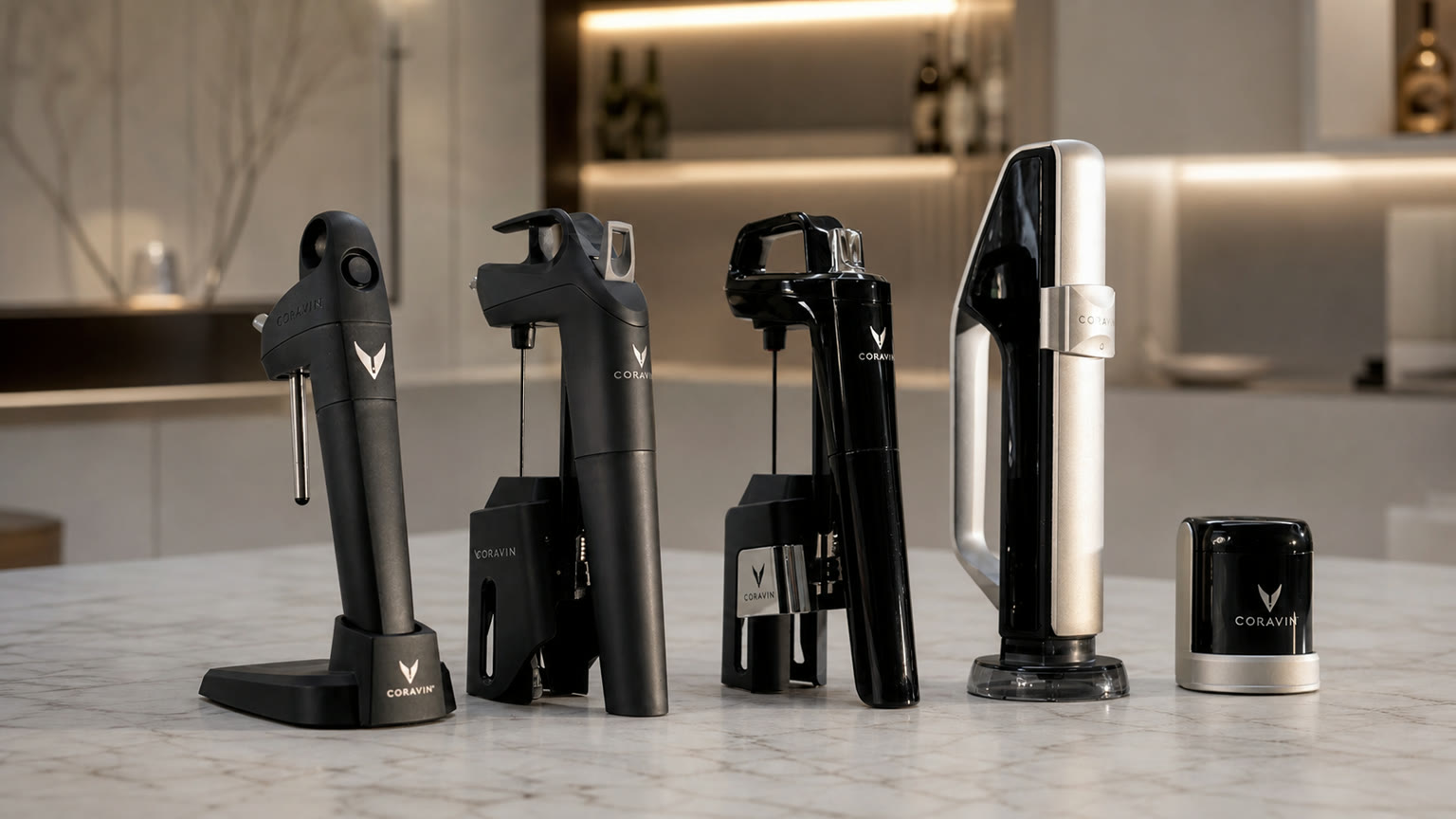 La gamme des systèmes Coravin