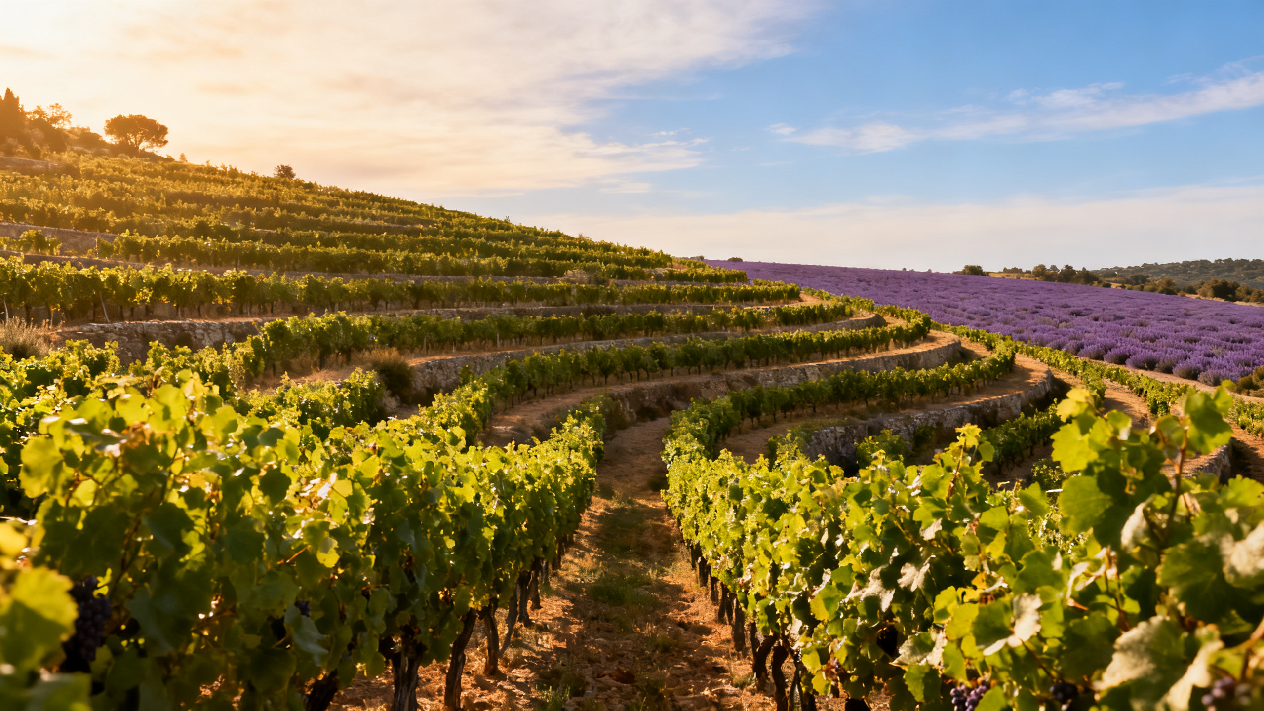 Vignoble provençal Var — Queen rosé Caves du Commandeur
