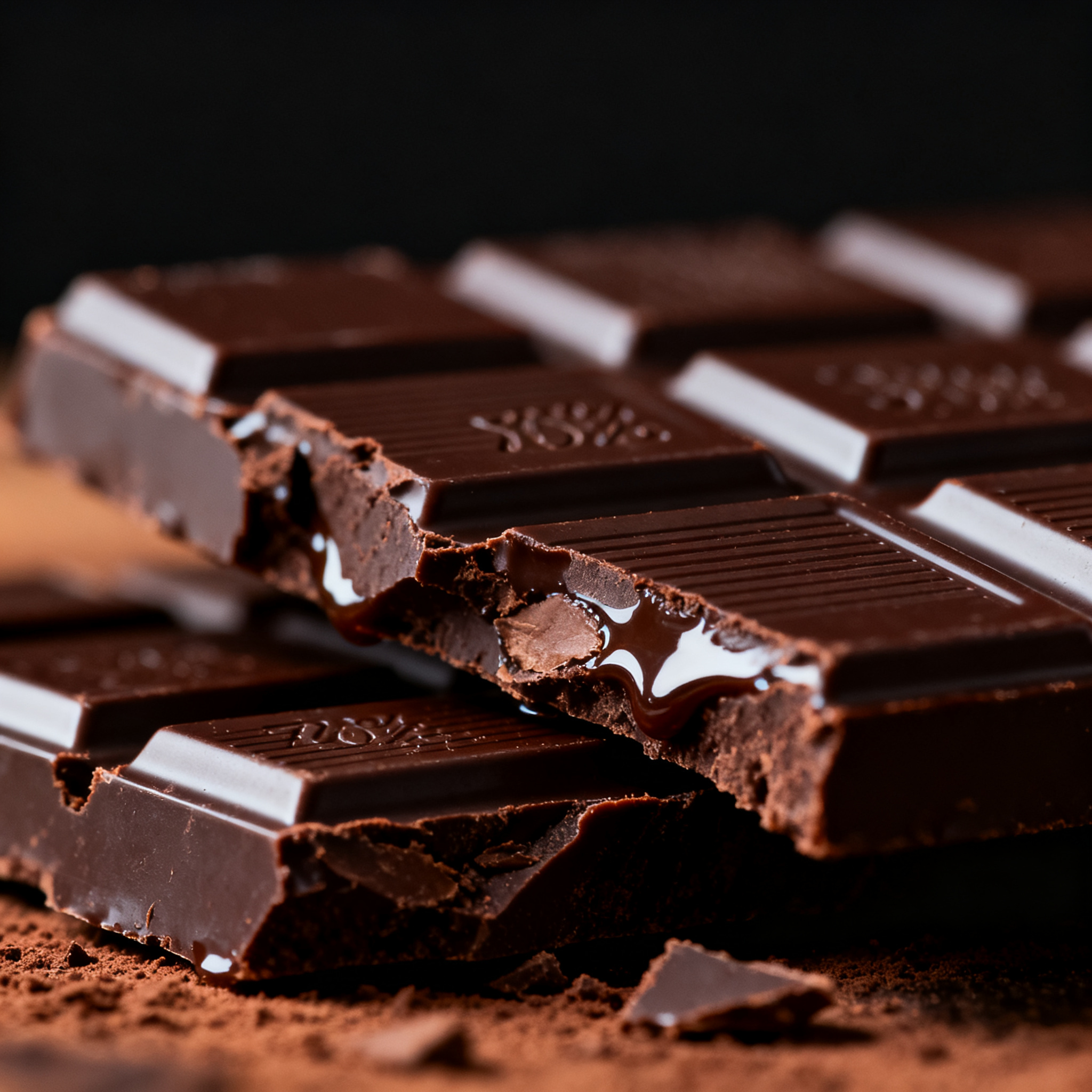 Chocolat noir 70% — accord Passito Sagrantino