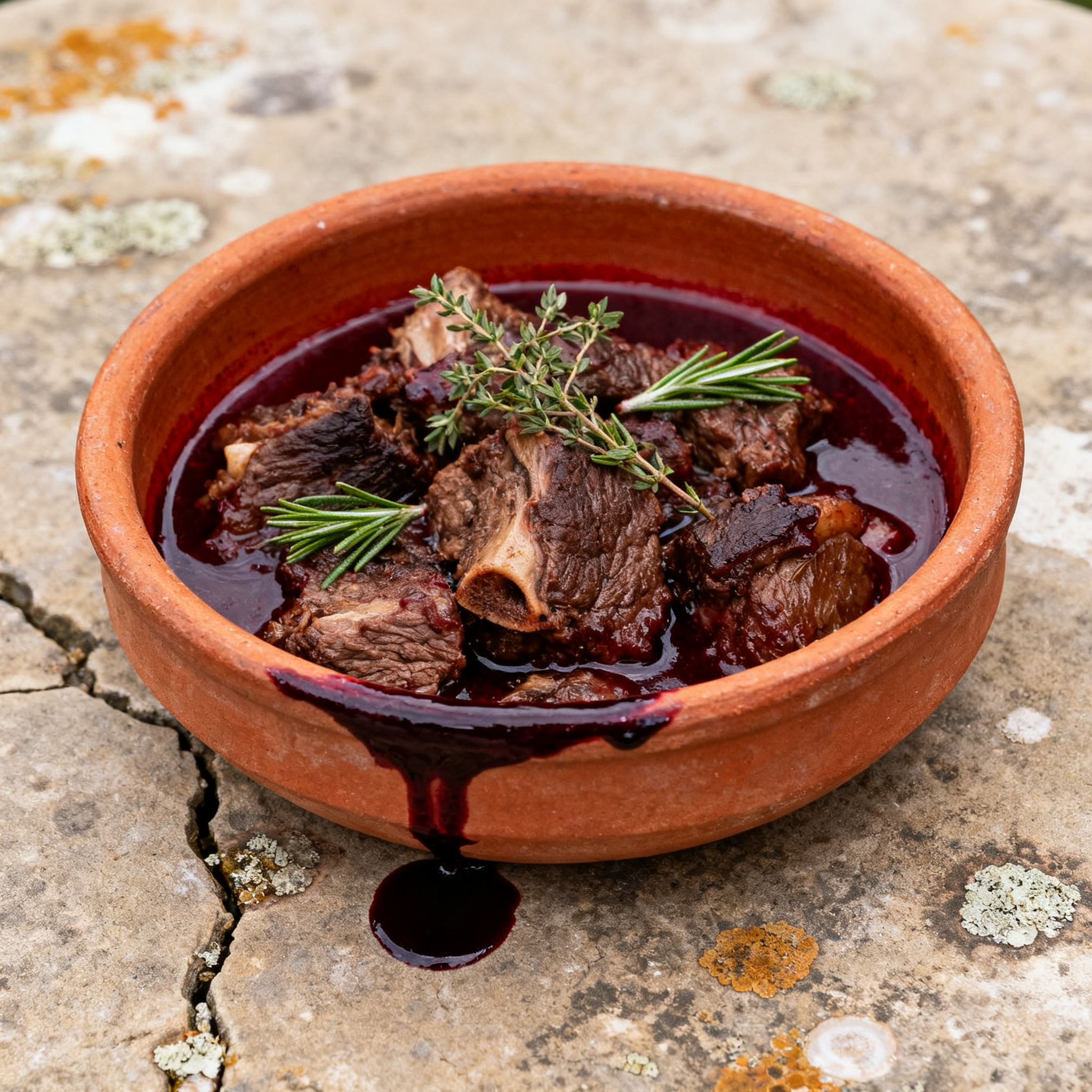 Sanglier en civet — accord Sagrantino