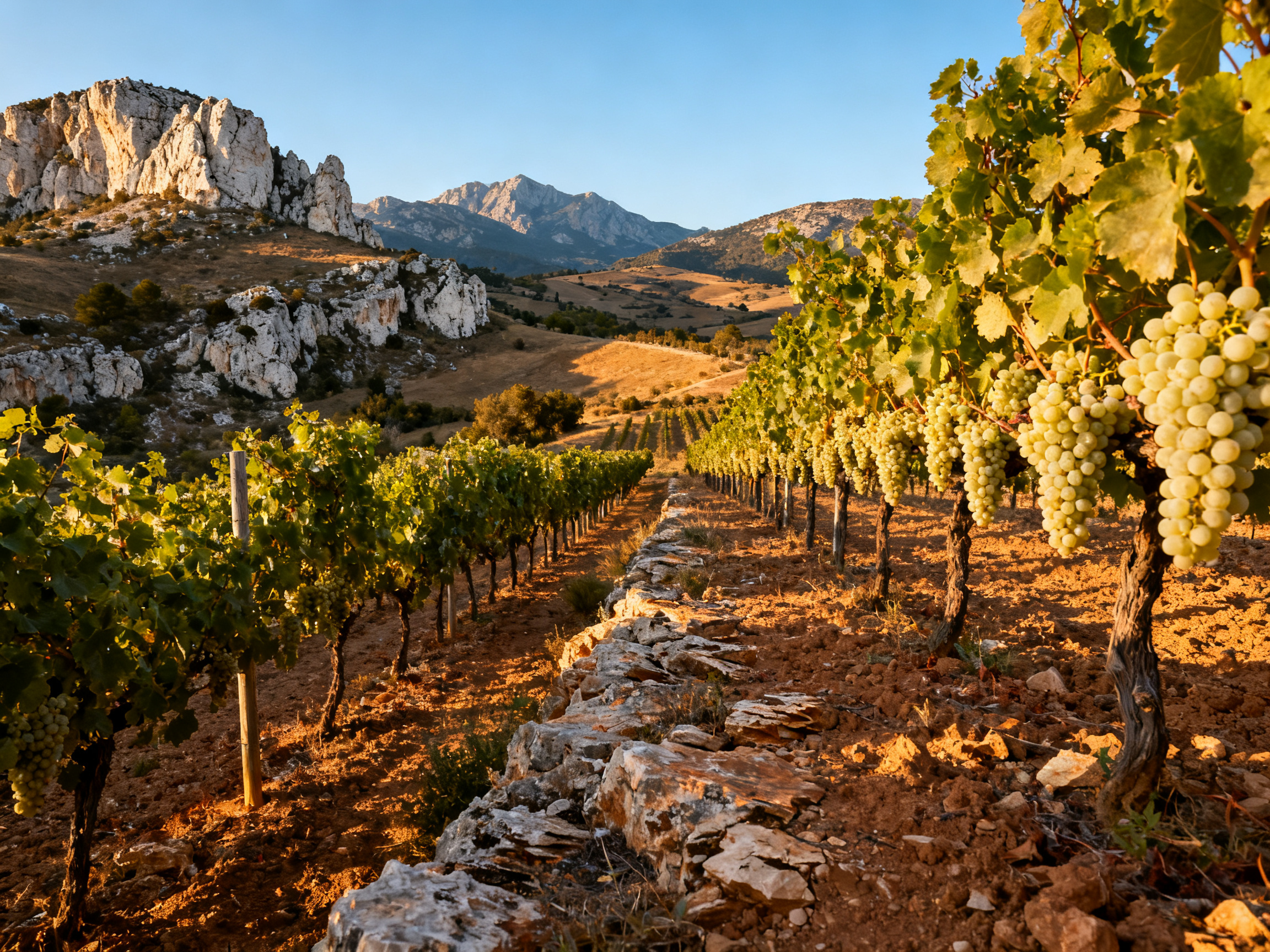 Garnacha Blanca vignoble Catalogne