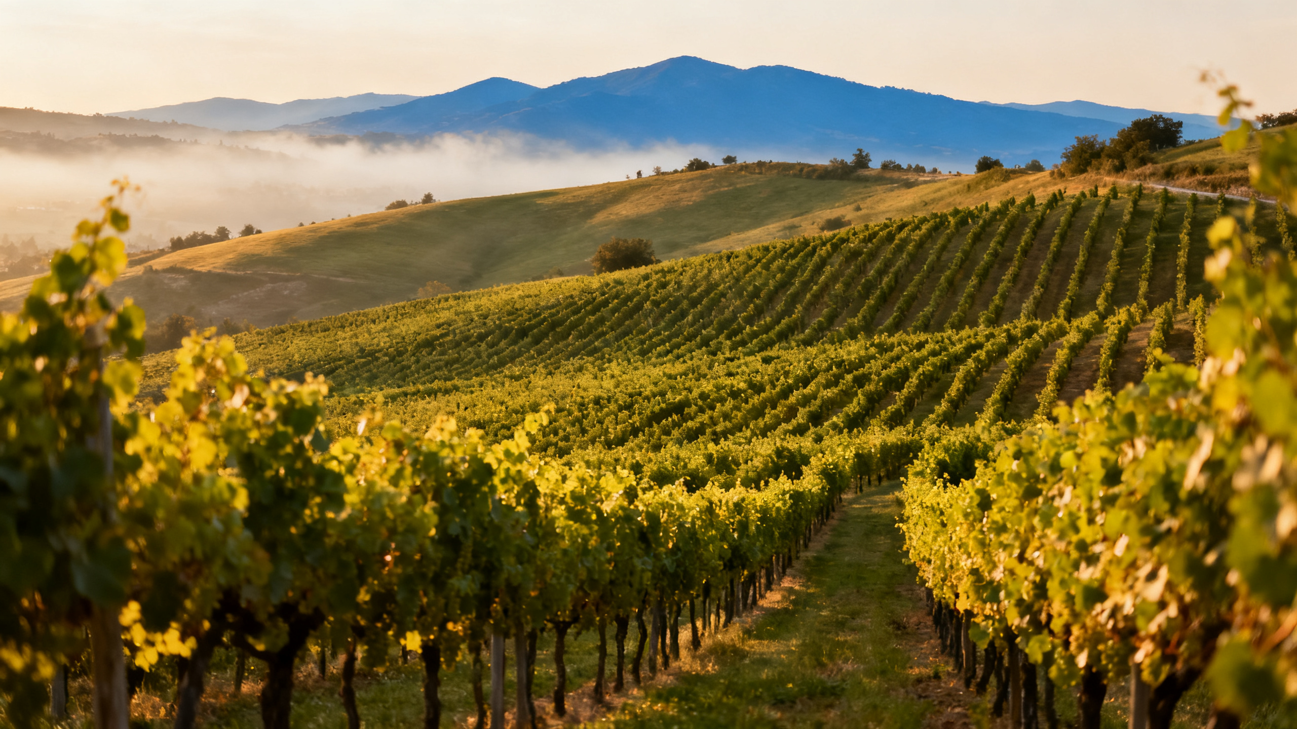 Vignoble Verdicchio collines Marche Italie