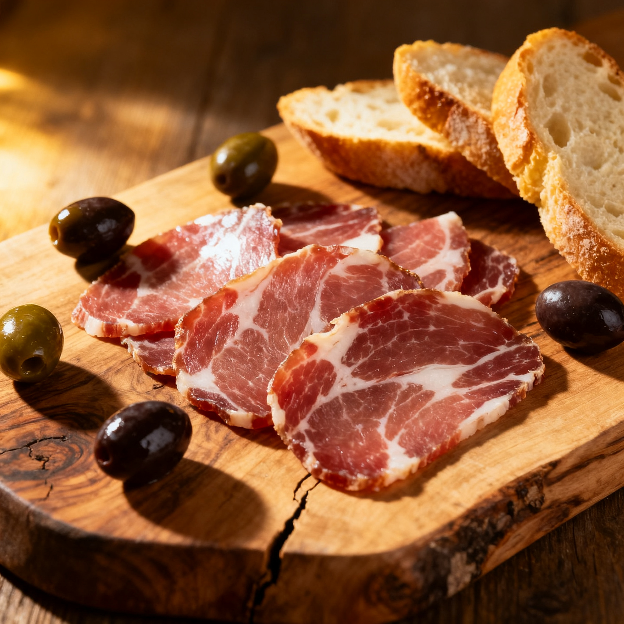 Coppa corse et charcuterie locale accord Vermentinu