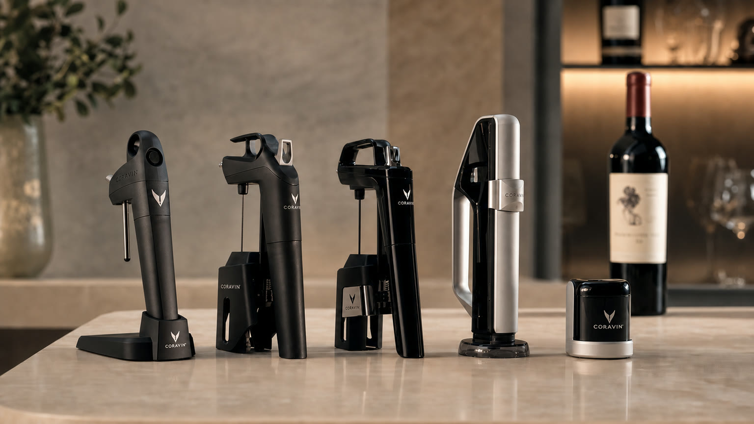 La gamme des systèmes Coravin