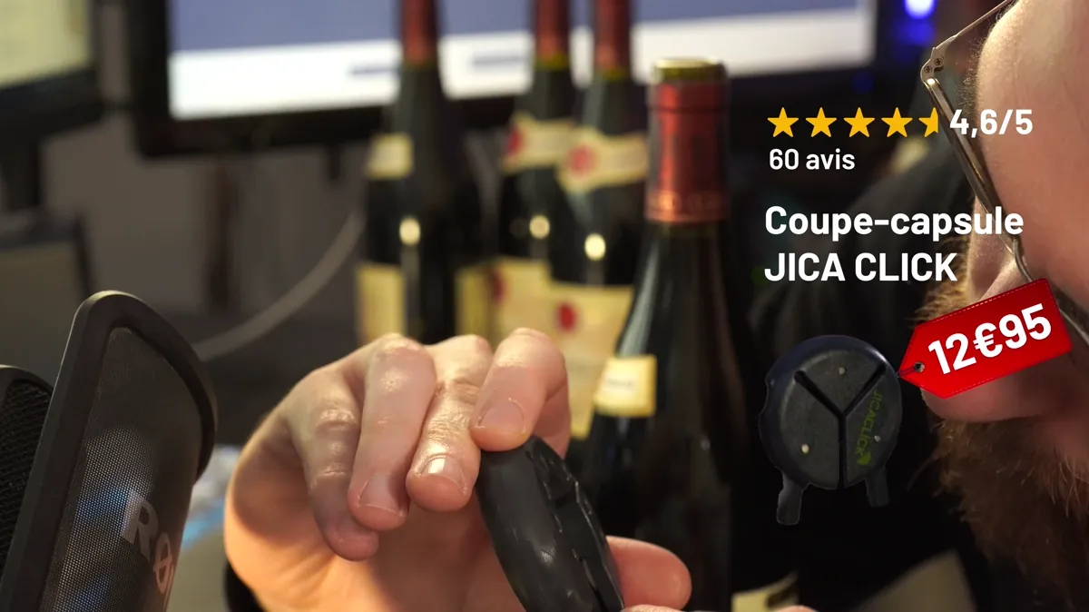Coupe-capsule GigaClic utilisé pendant notre test