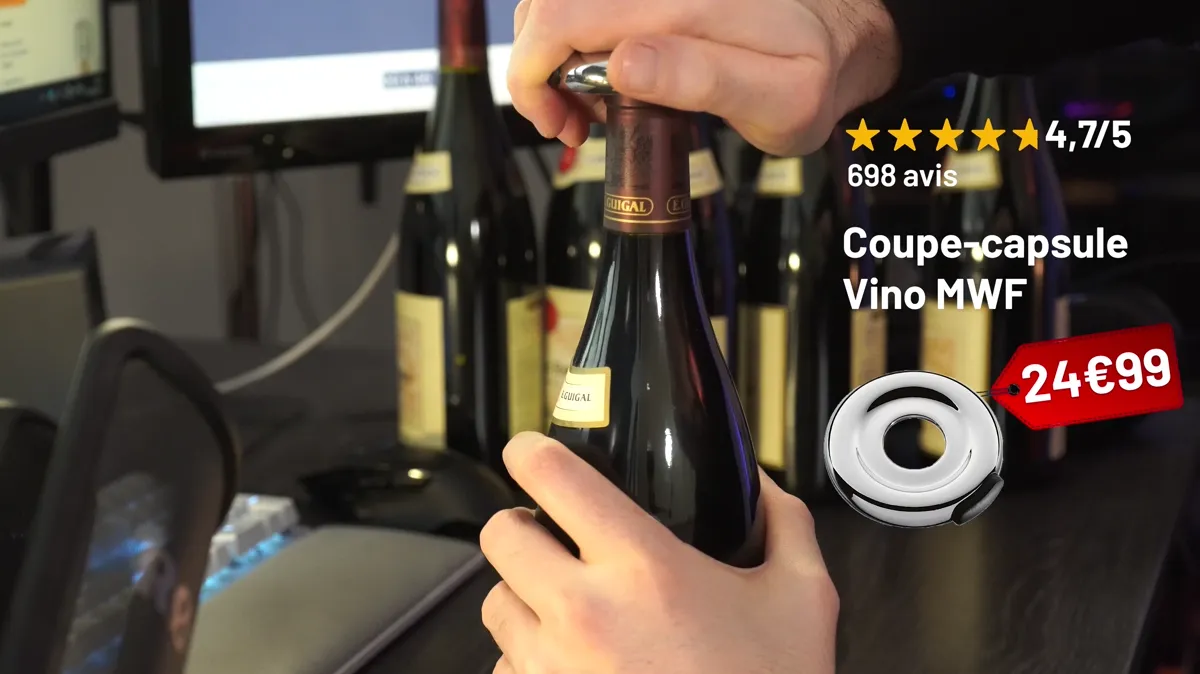 Coupe-capsule WMF Vino utilisé pendant notre test