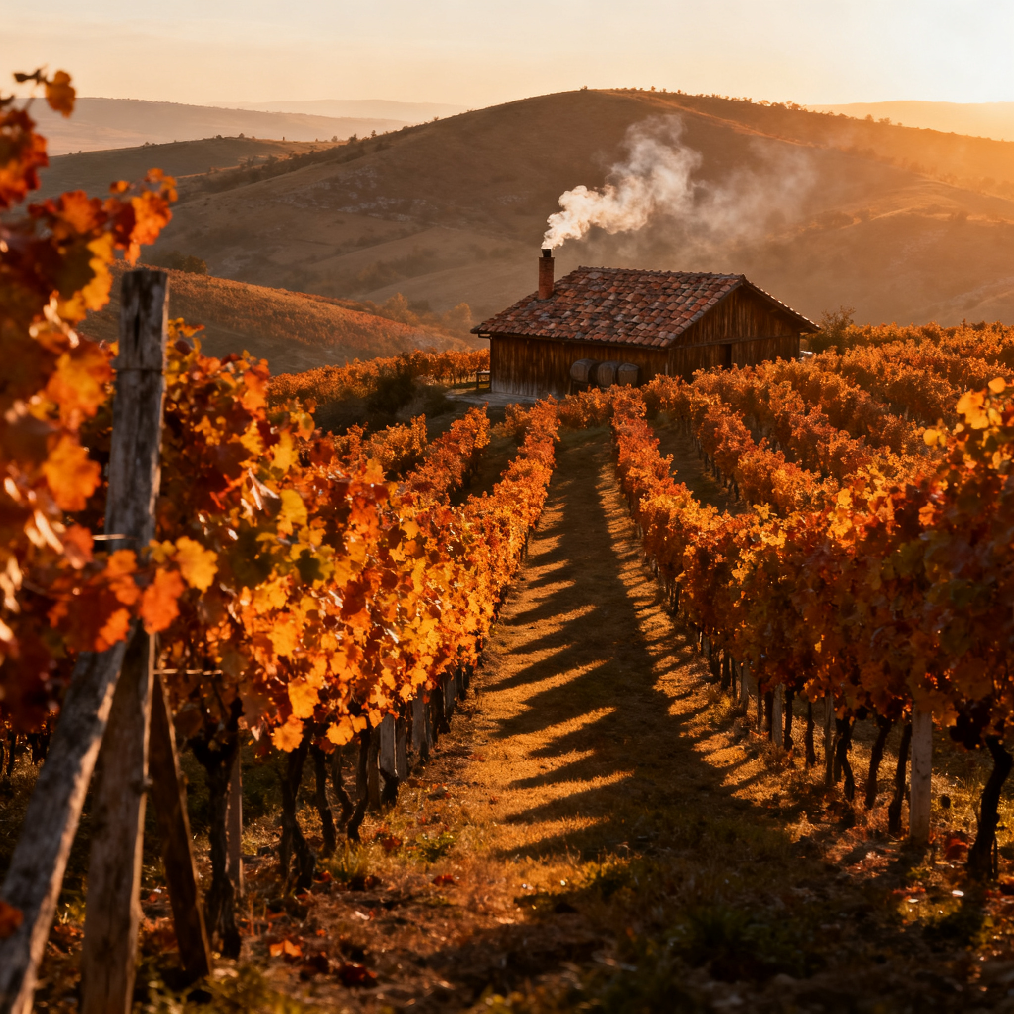 Vignoble Moldavie Codru vignes collines paysage