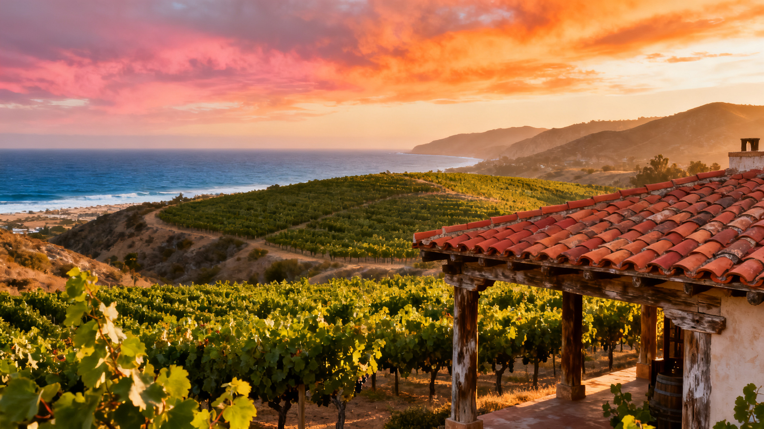 Vignobles du Valle de Guadalupe, Baja California, Mexique