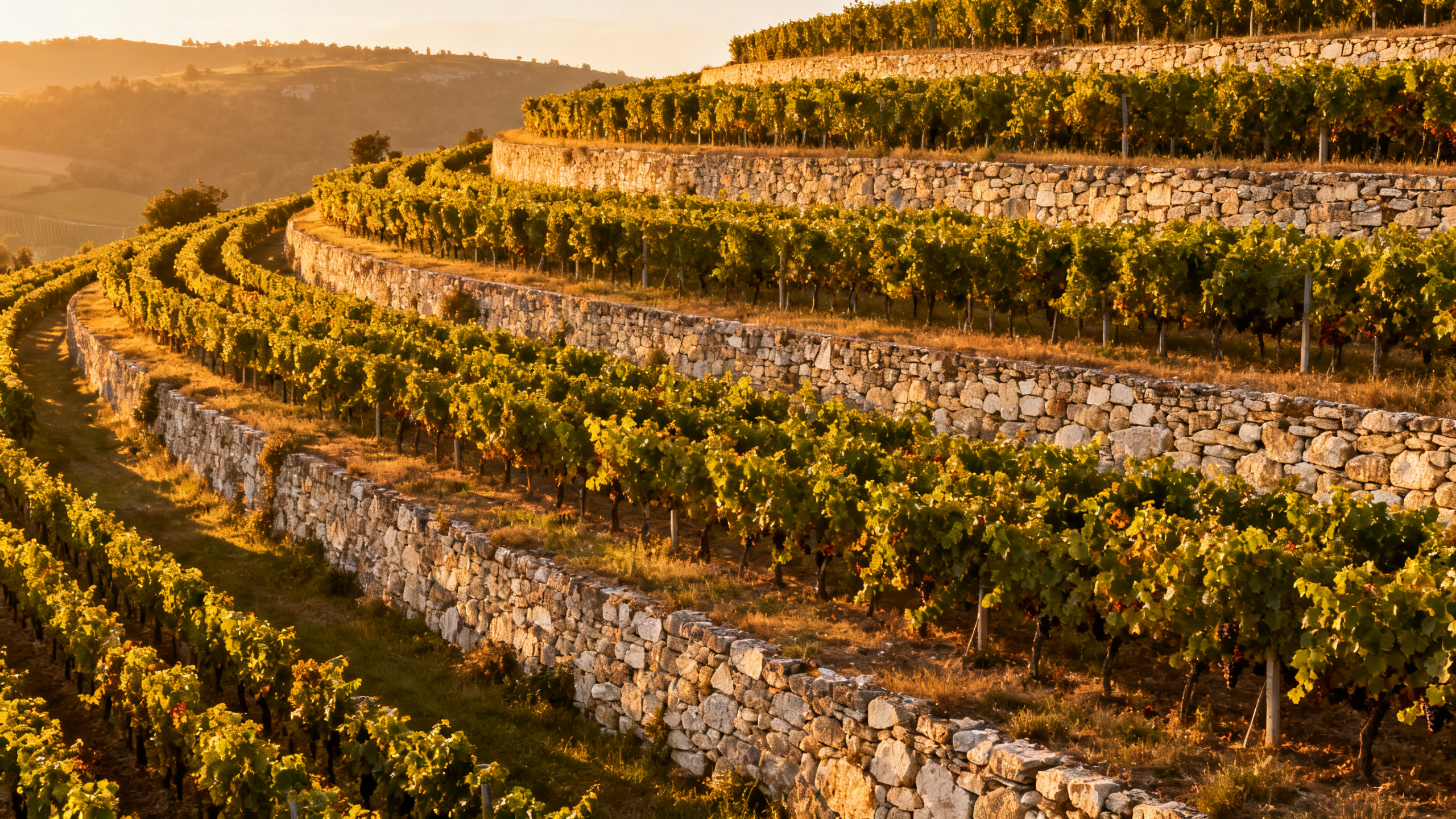 vignoble Slovénie Goriška Brda terrasses