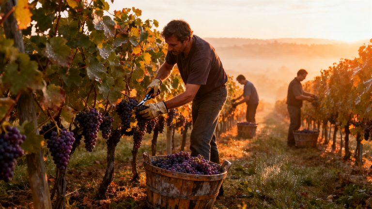 Vendanges 2026 en Beaujolais : les crus Brouilly et Fleurie en récolte, 5 semaines avant la normale