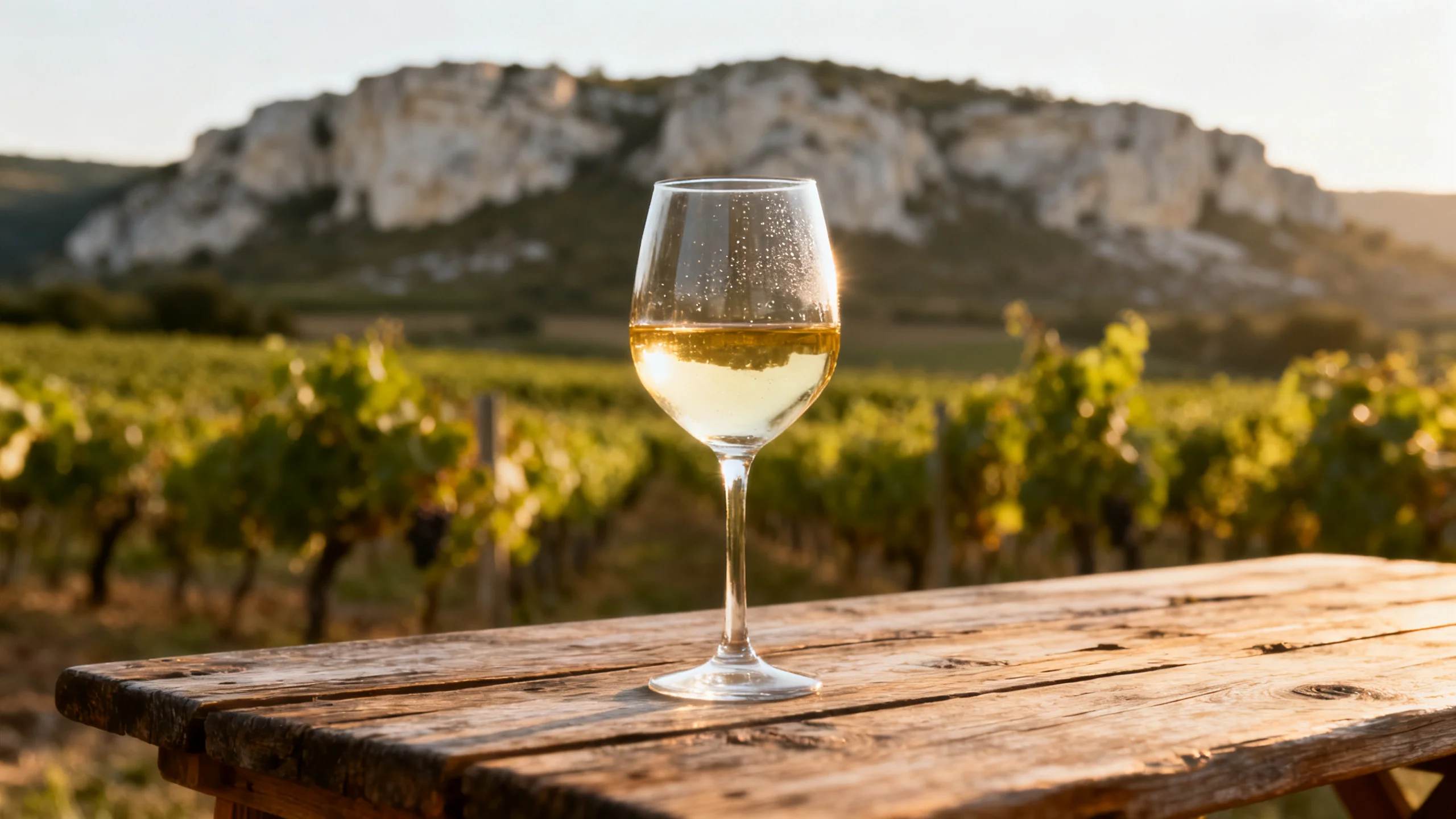 Verre de Chablis blanc minéral, reflet de la minéralité du terroir Kimméridgien