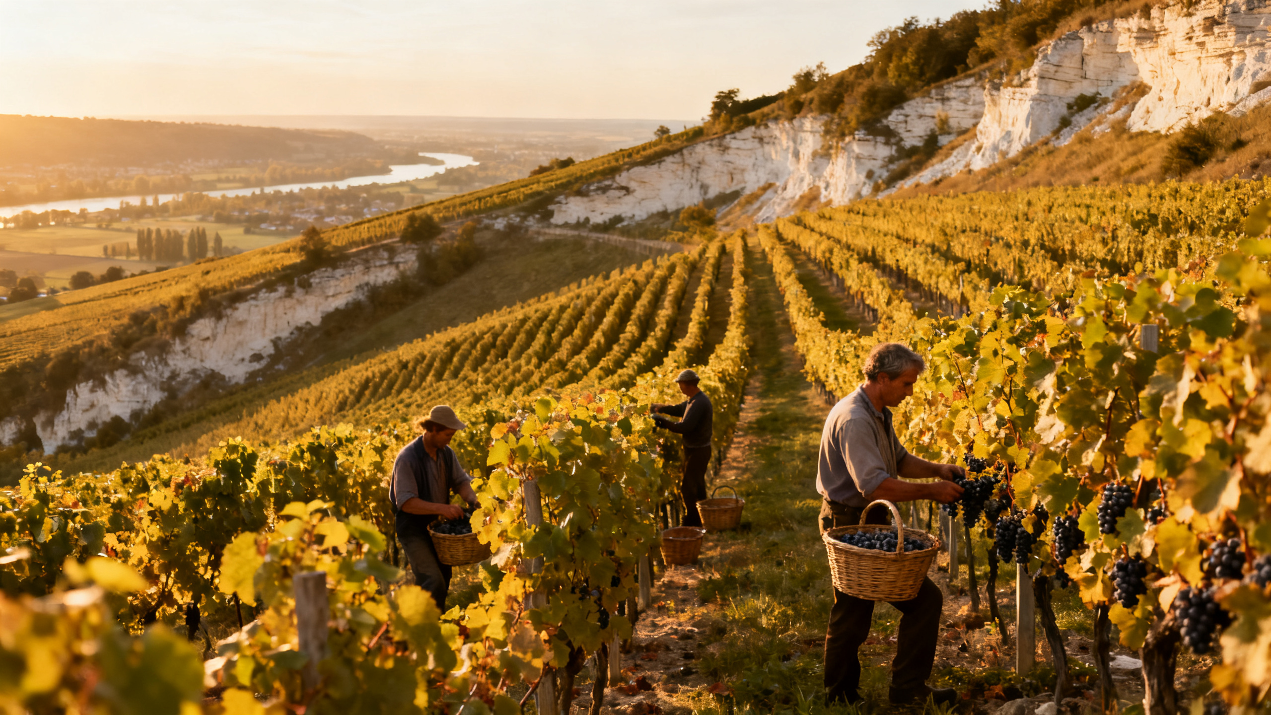 Vendanges 2026 en Champagne : panoramique vignoble Montagne de Reims
