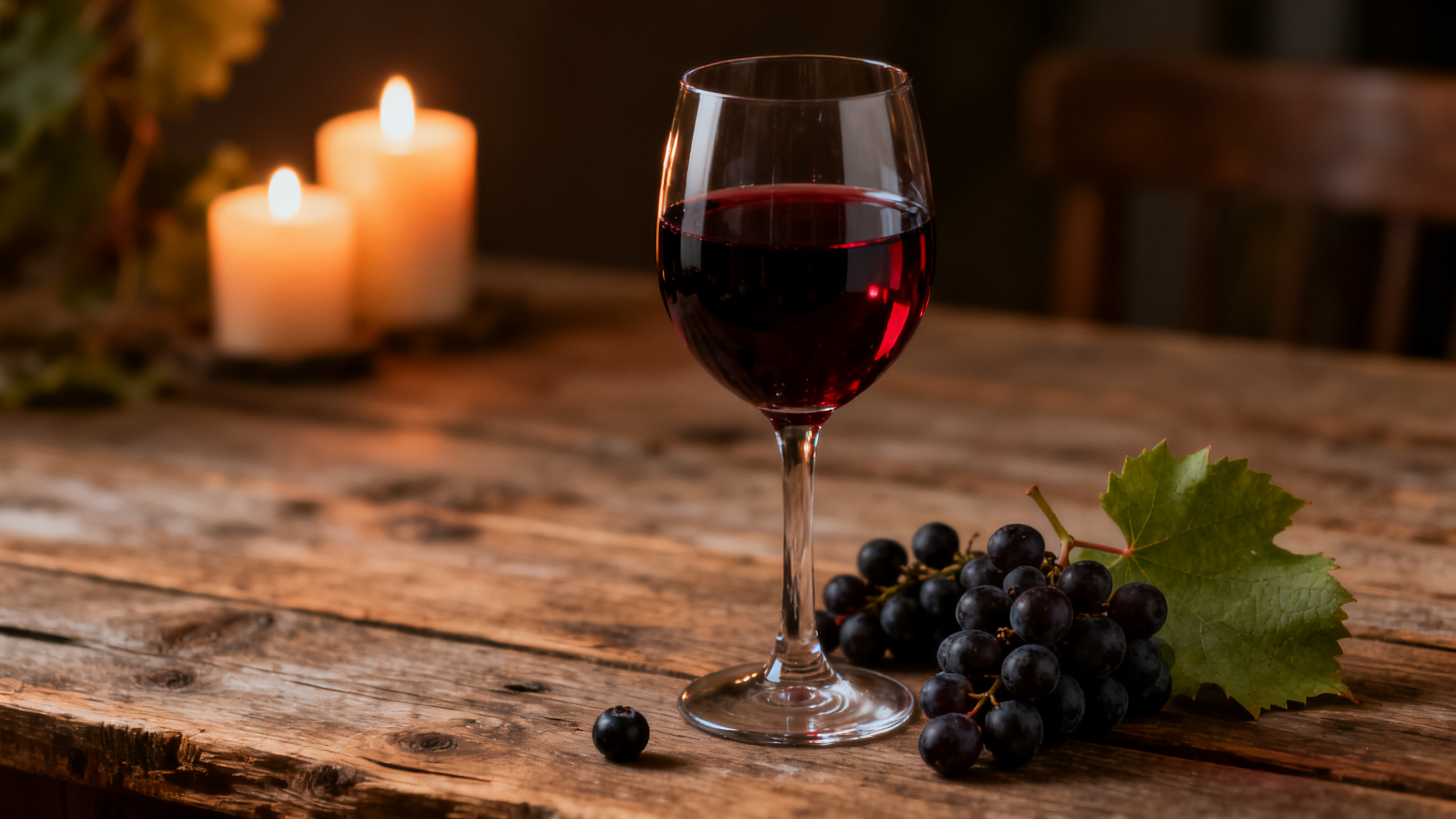 Verre de Dornfelder, vin rouge allemand à la robe grenat intense