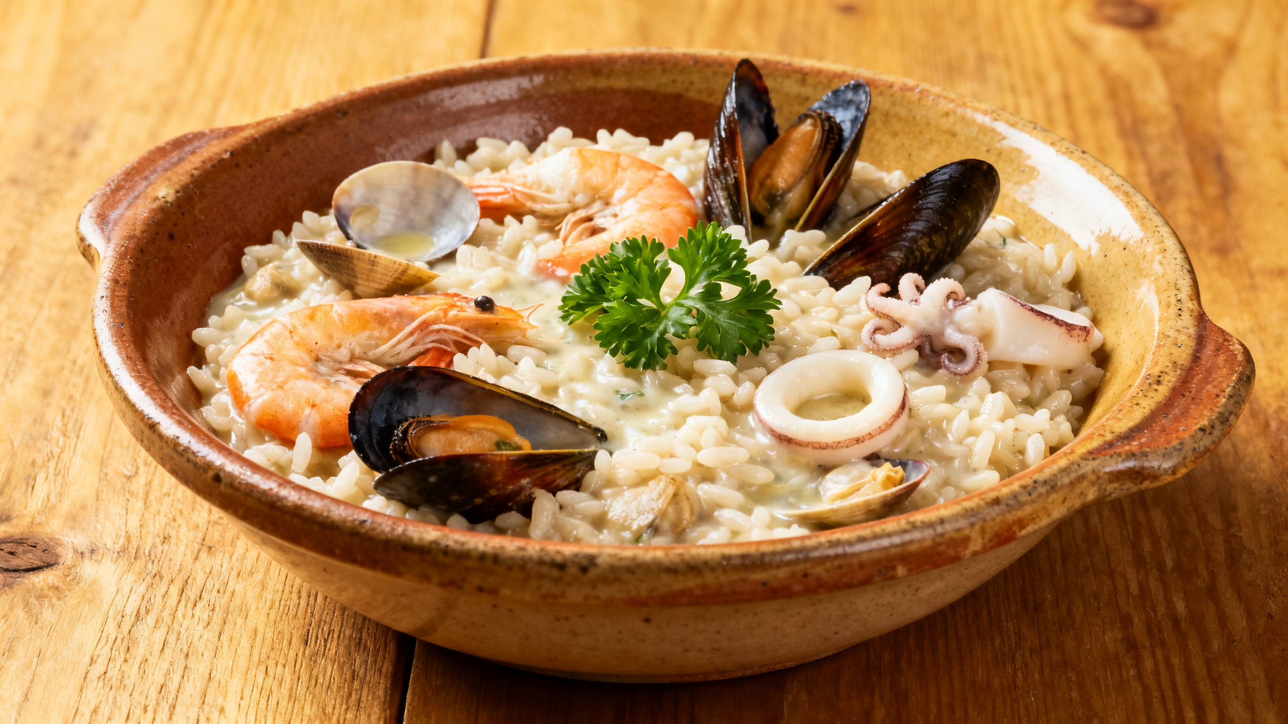 Risotto aux fruits de mer, accord parfait avec les blancs frioulans
