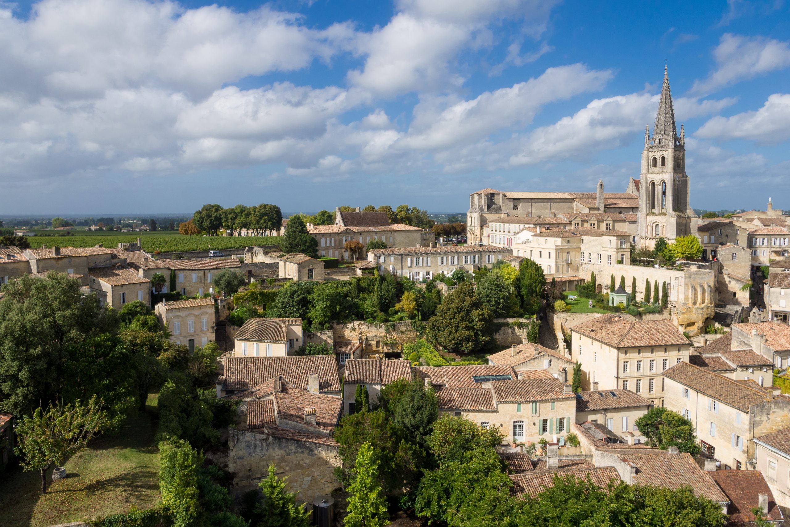 Vignoble de Saint-Émilion et le village, Bordeaux — dérogation irrigation AOC 2026
