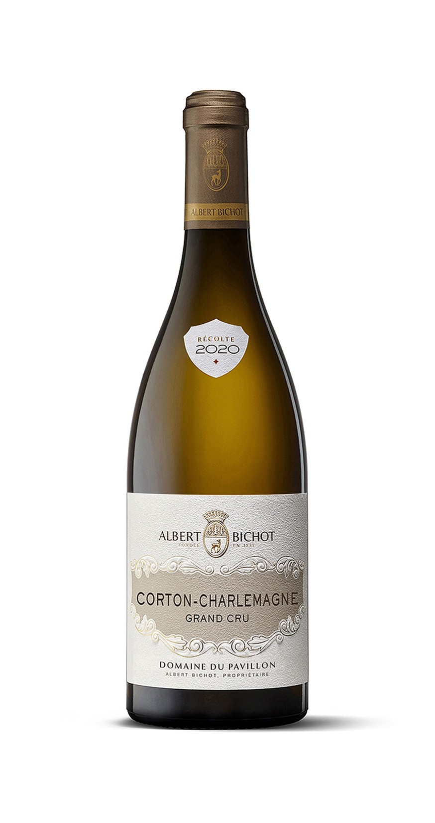 Bouteille de Corton-Charlemagne Grand Cru Domaine du Pavillon de la maison Albert Bichot