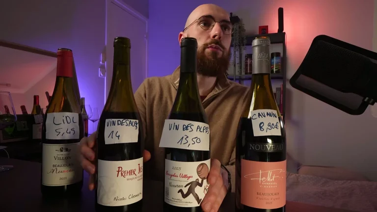 Beaujolais Nouveau 2026 : date de sortie, prix et ce qu'on sait du millésime Jérémy de Vinabox derrière quatre Beaujolais Nouveau étiquetés avec leur prix
