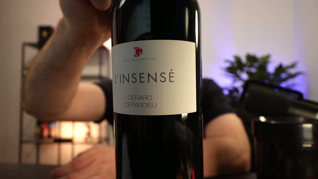 L’Insensé 2014 du Château de Tigné, bouteille présentée dans ma vidéo Vinabox