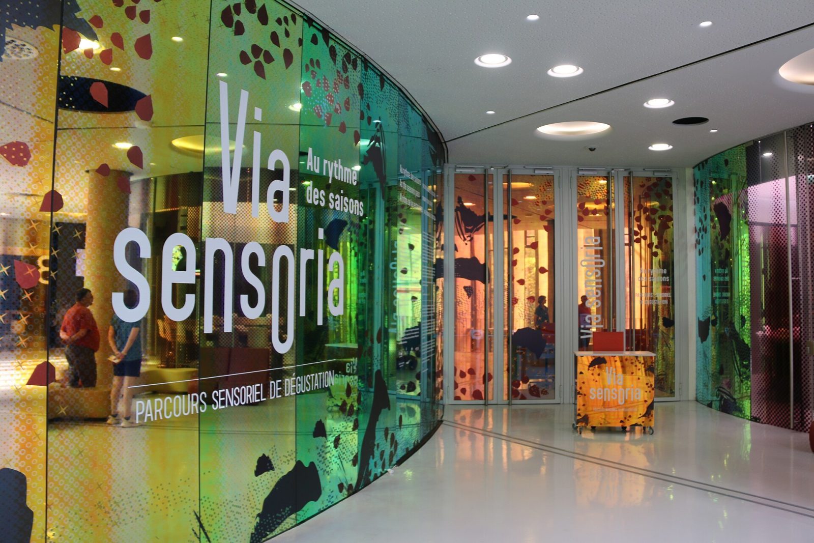 Entrée de la Via Sensoria, parcours sensoriel de dégustation de la Cité du Vin