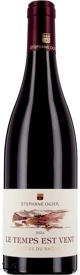 Bouteille de Le Temps est Venu 2024, Stéphane Ogier, Côtes-du-Rhône